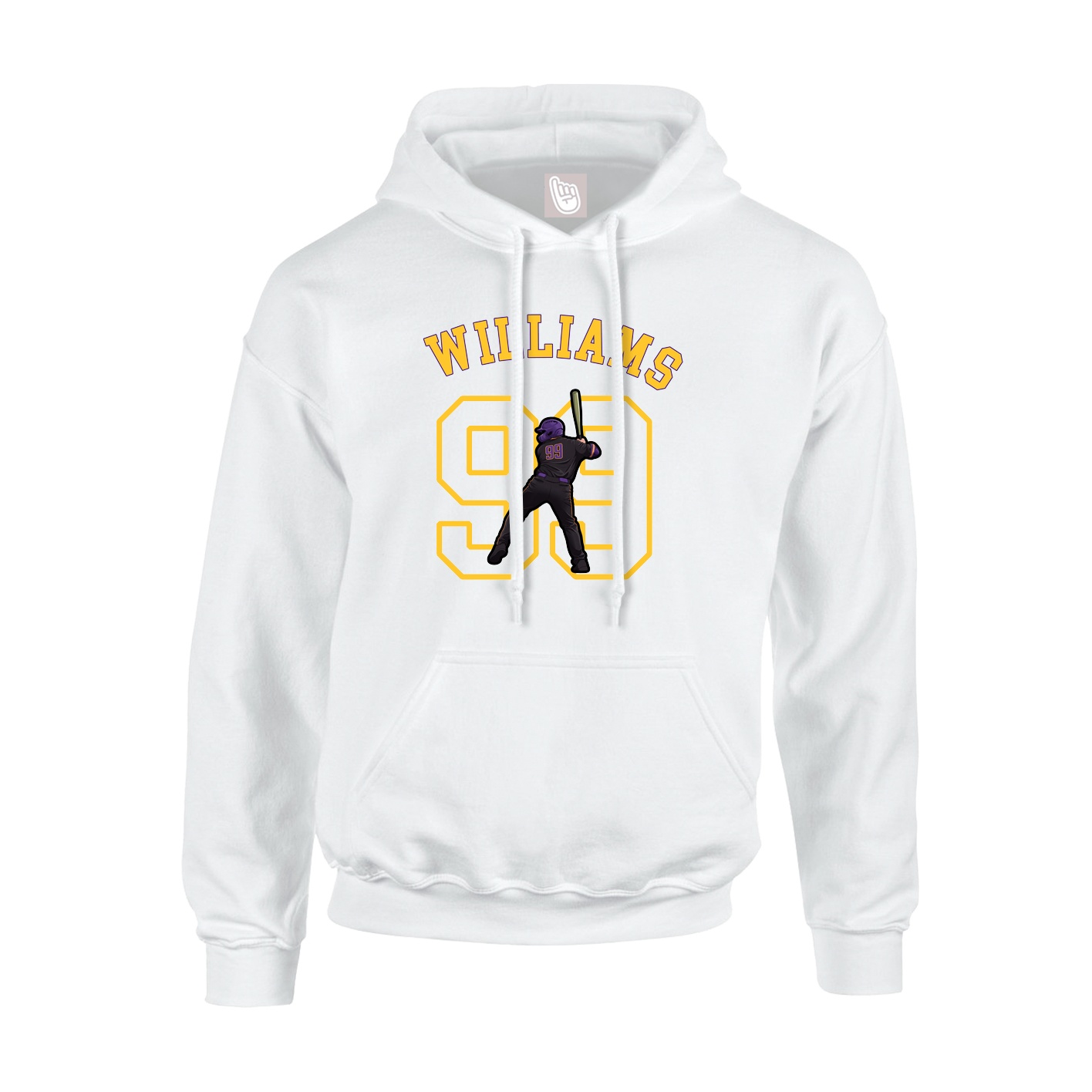 Hoodie — Shirsey Arch in White