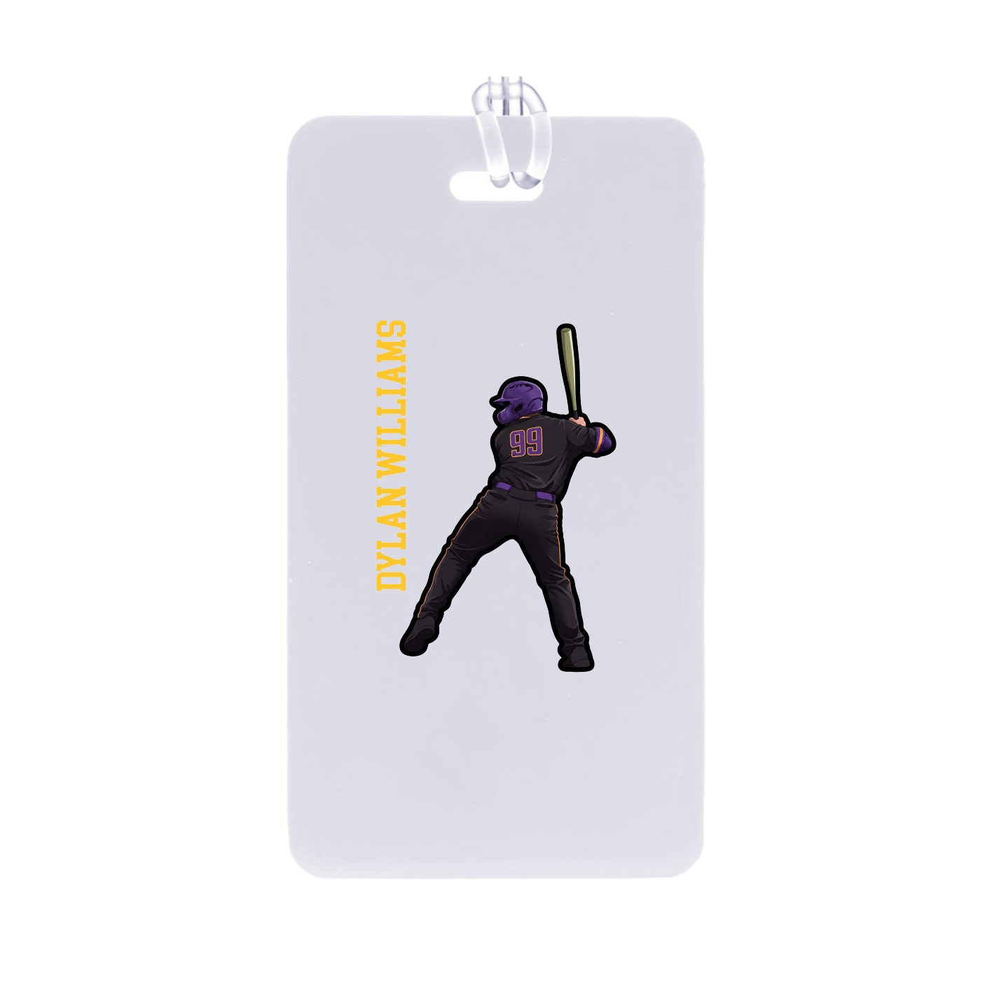 Bag Tag — Name Vertical in Classic