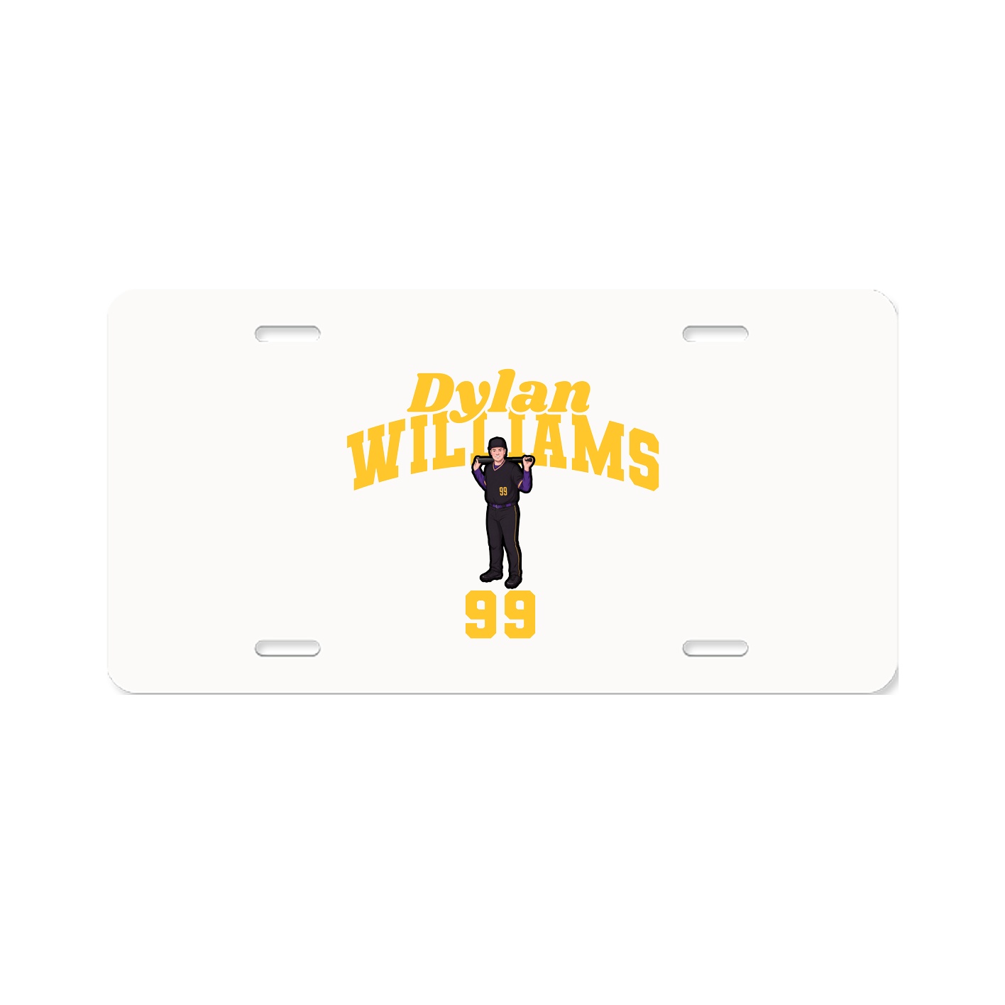 License Plate — Signature Arch in Classic