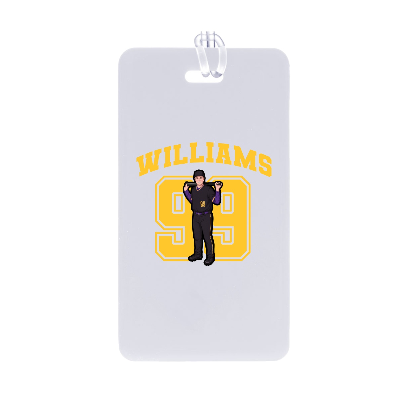 Bag Tag — Number in Classic