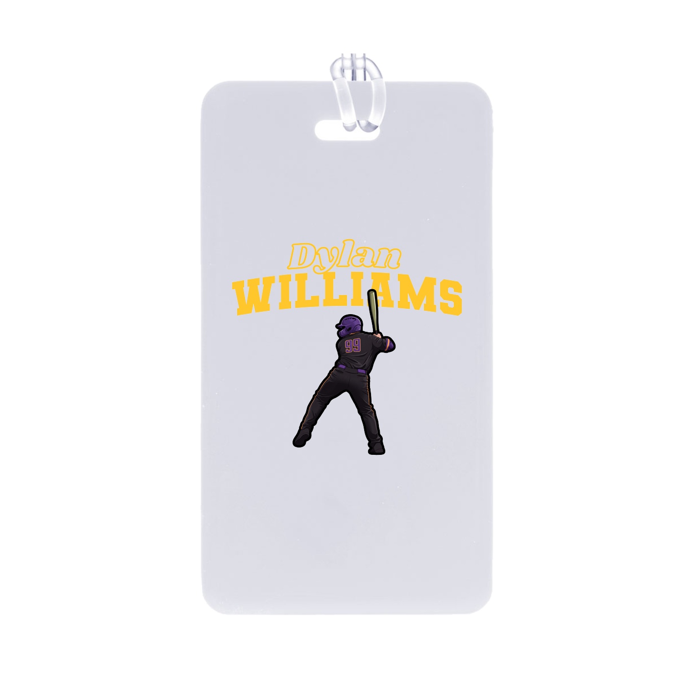 Bag Tag — Name Arch in Classic