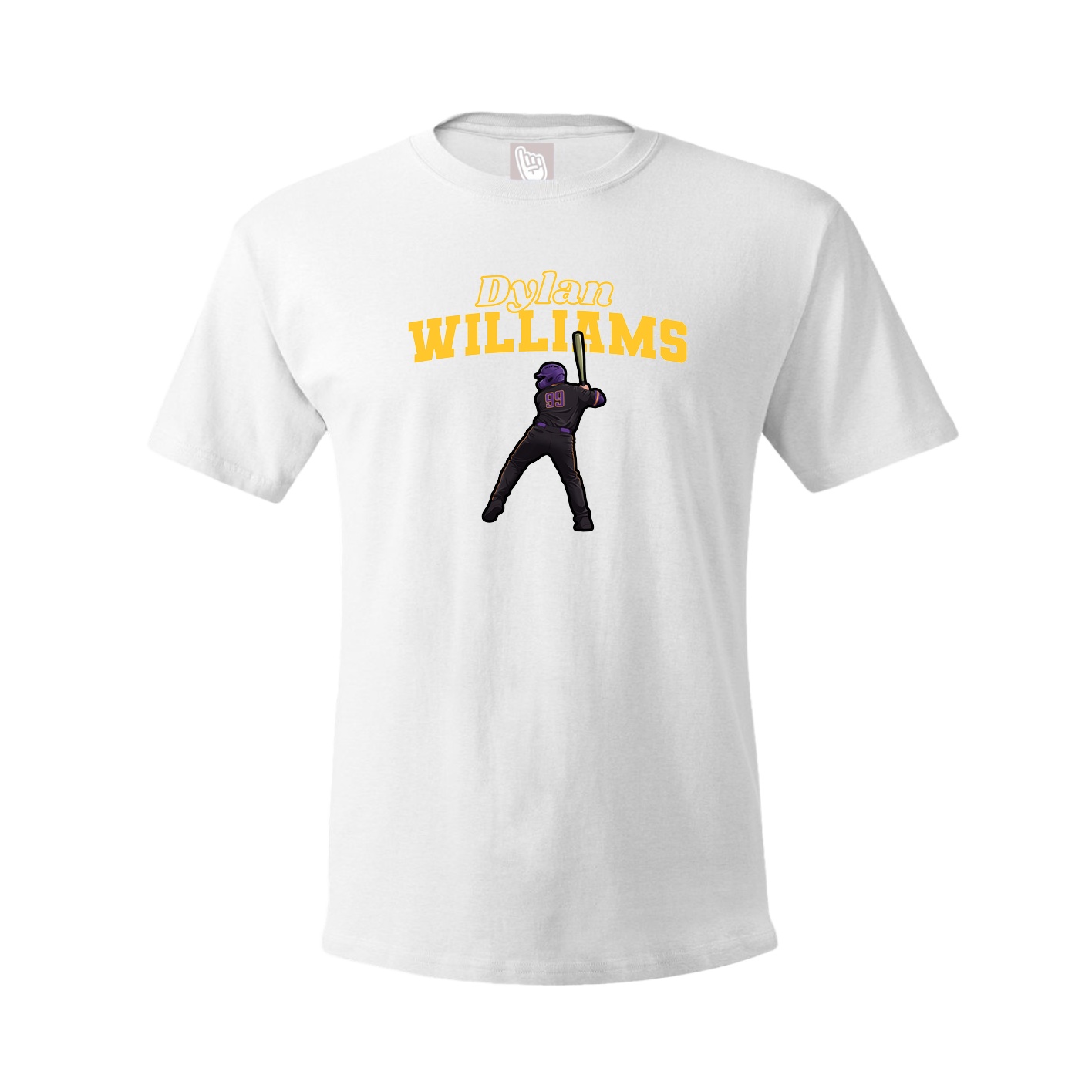 Tee — Name Arch in White