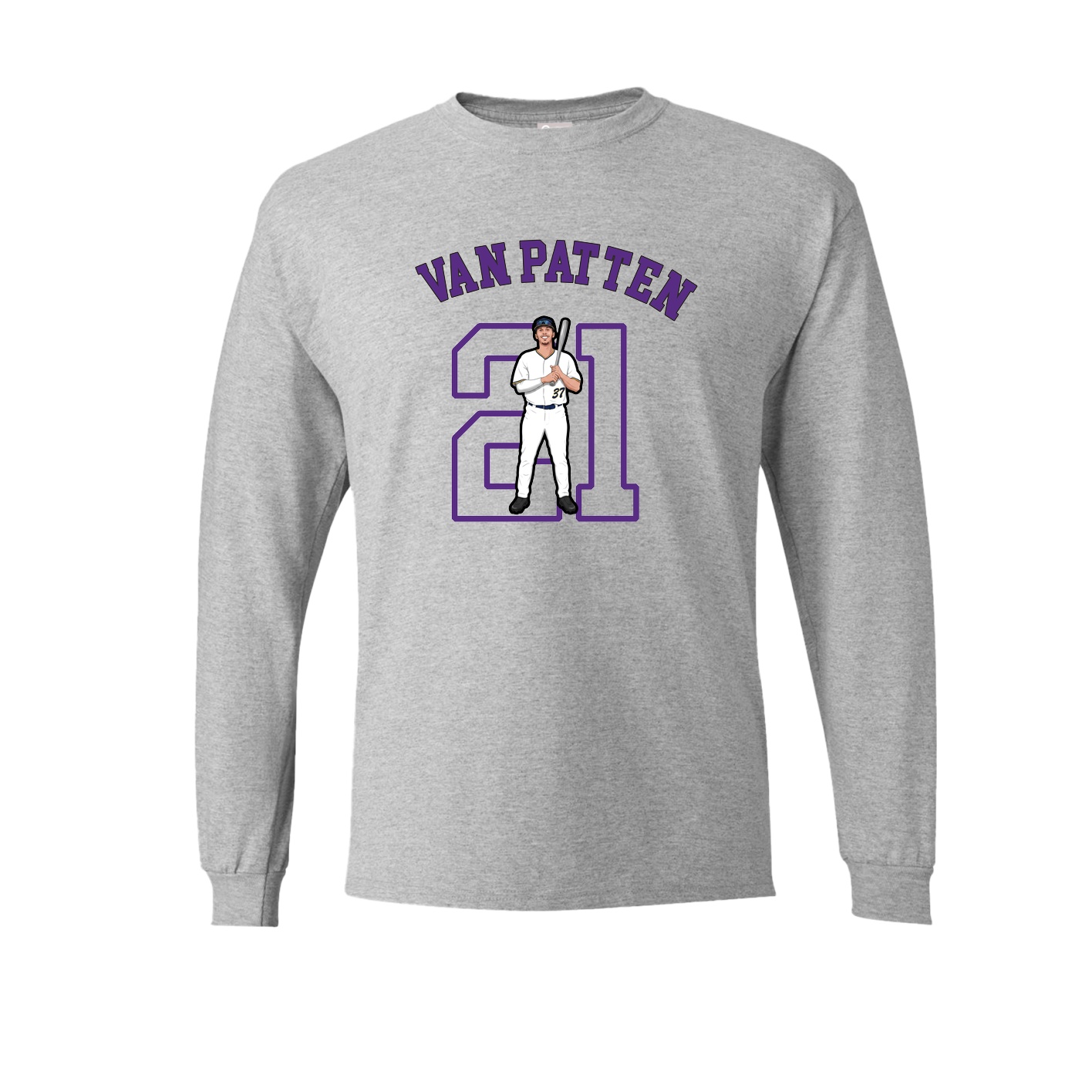 Long Sleeve Tee — Shirsey Arch in Grey