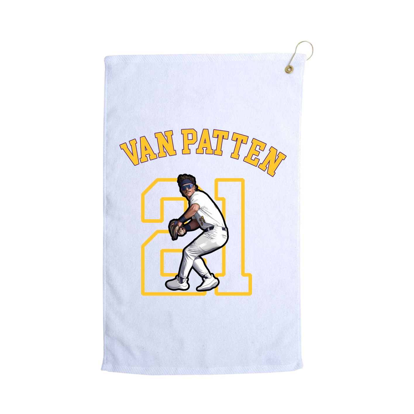 Golf Towel — Shirsey Arch in White