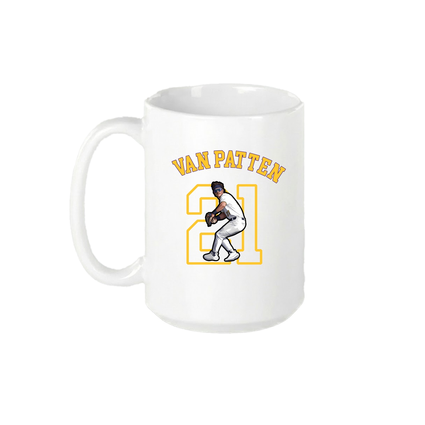 15oz Coffee Mug — Shirsey Arch in White