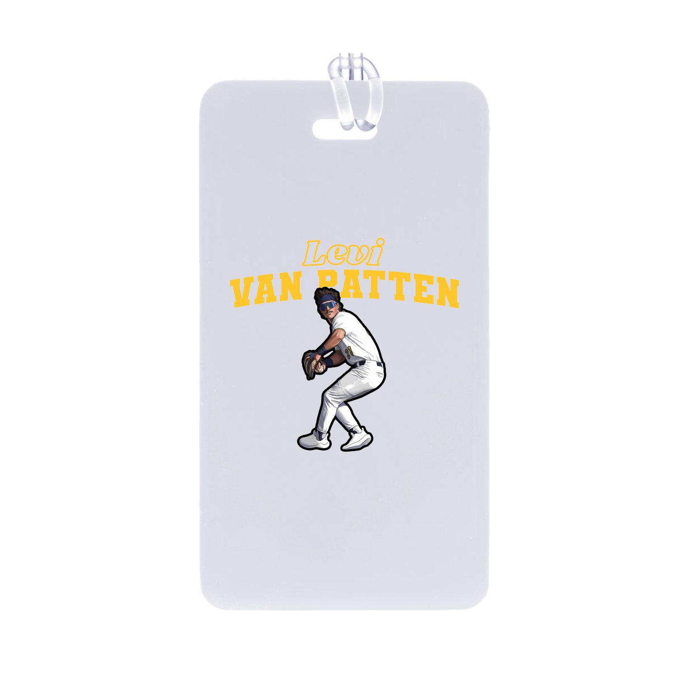 Bag Tag — Name Arch in Classic
