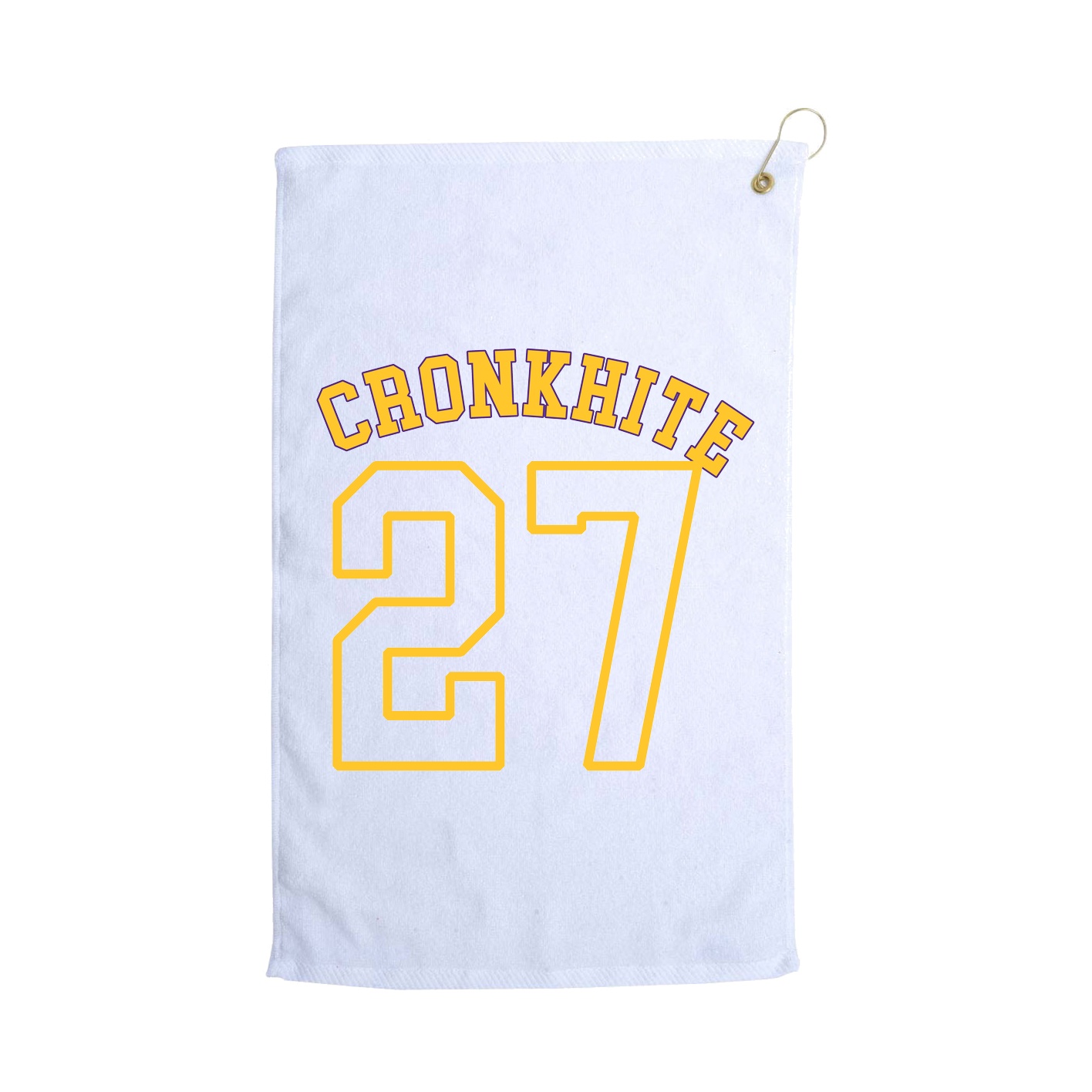 Golf Towel — Shirsey Arch in White