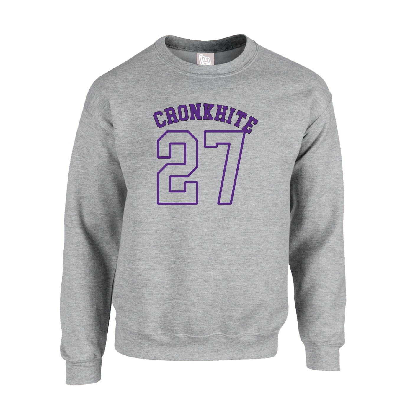 Fleece Crew — Shirsey Arch in Grey