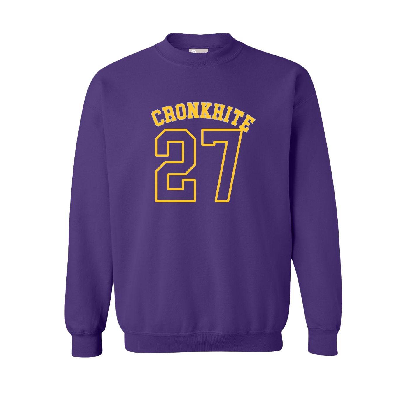 Fleece Crew — Shirsey Arch in Purple