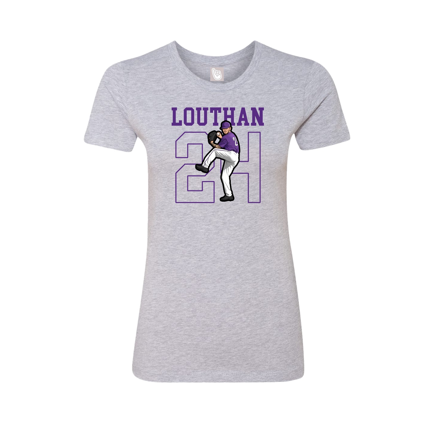 Fitted Women's Tee — Shirsey in Grey