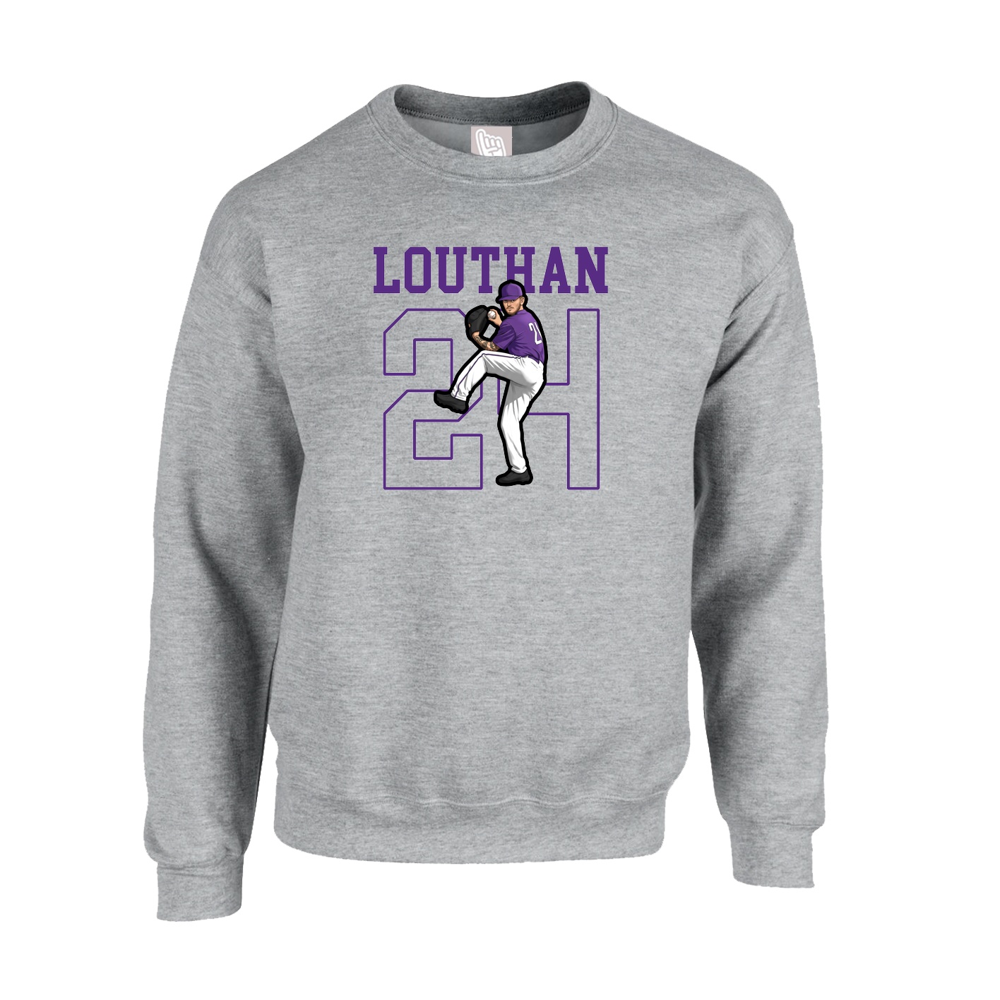 Fleece Crew — Shirsey in Grey
