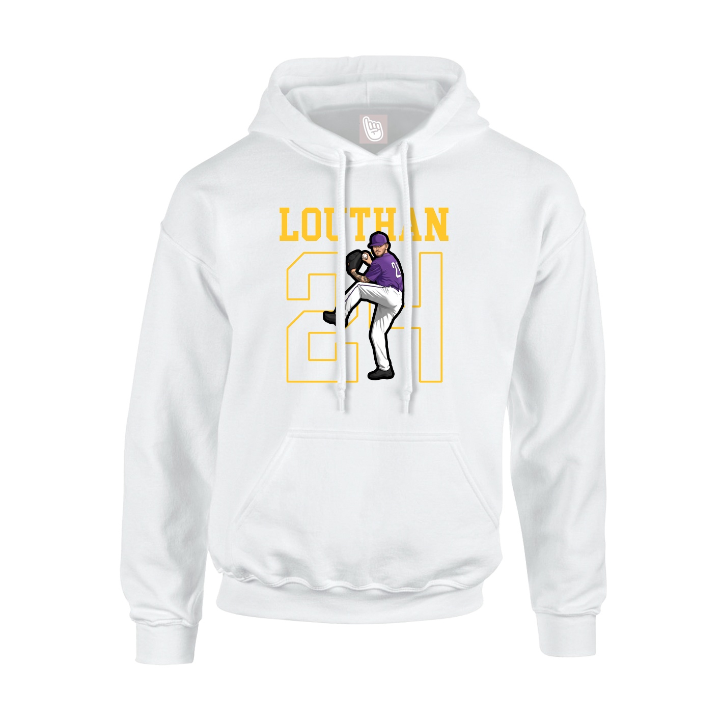 Youth Hoodie — Shirsey in White