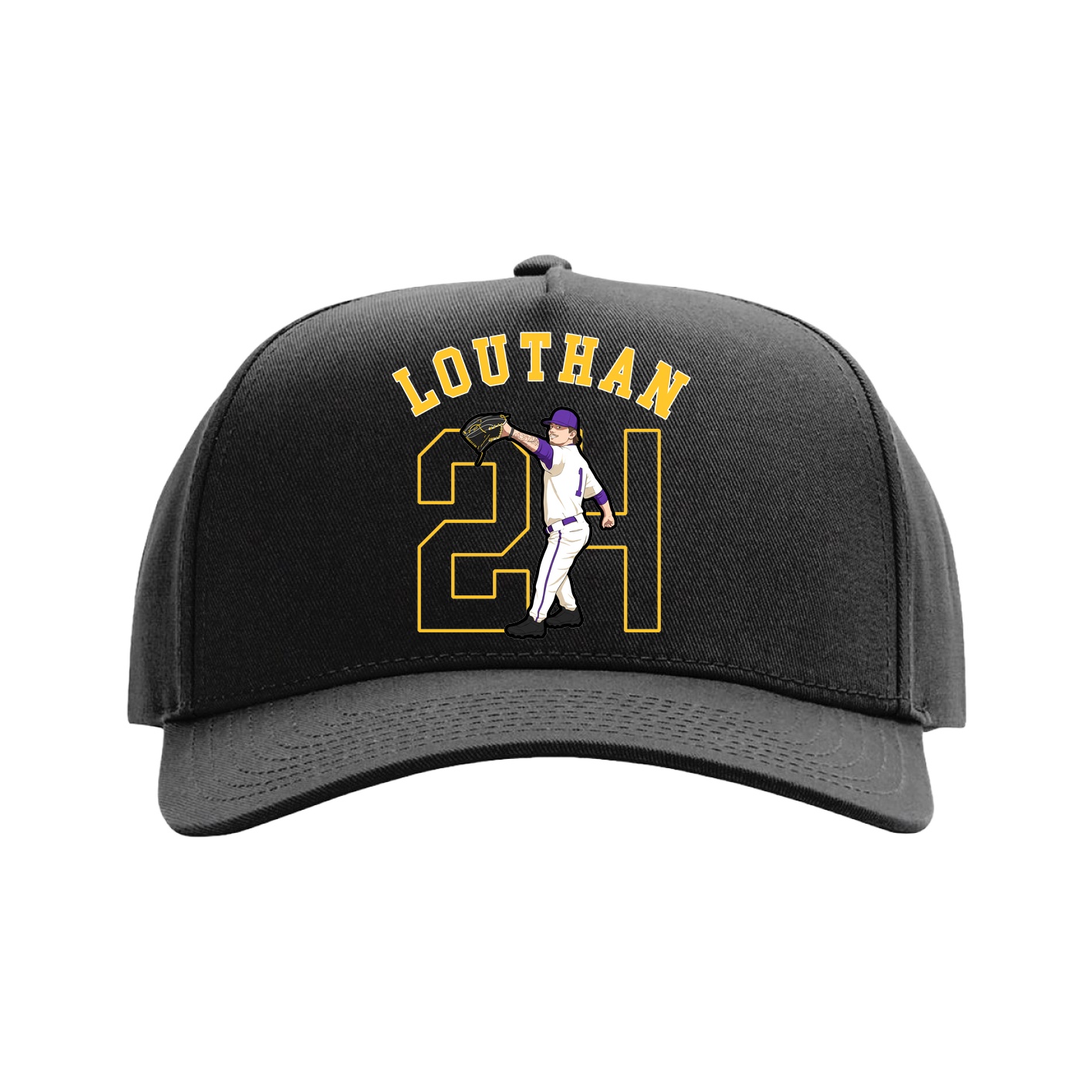 Full Fabric Five-Panel Champ Cap