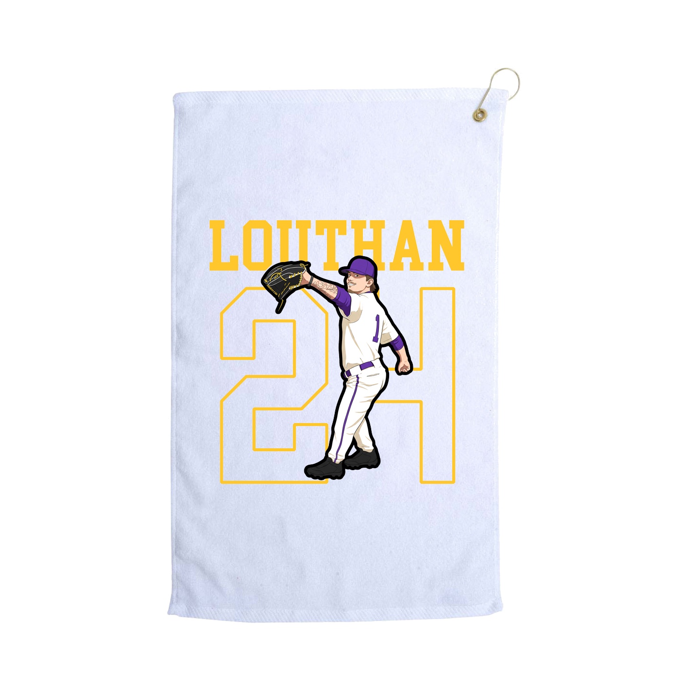 Golf Towel — Shirsey in White