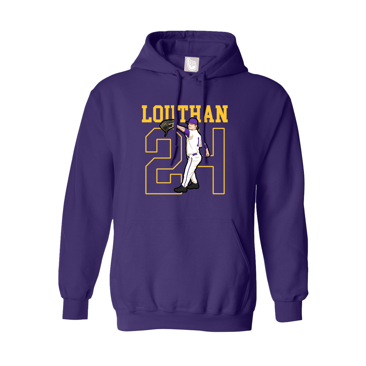 Hoodie — Shirsey in Purple