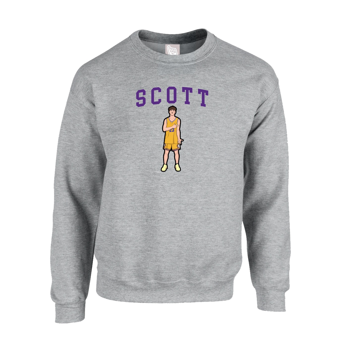 Fleece Crew — Shirsey in Grey