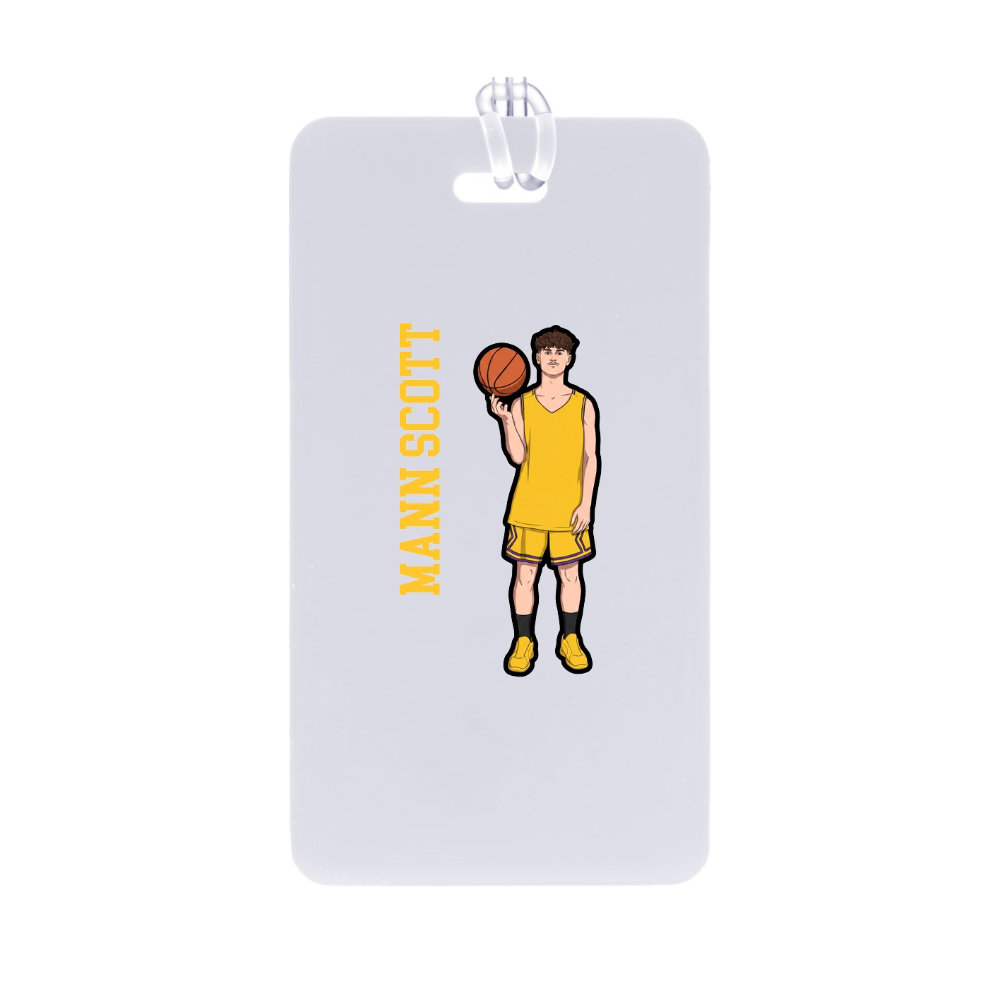 Bag Tag — Name Vertical in Classic