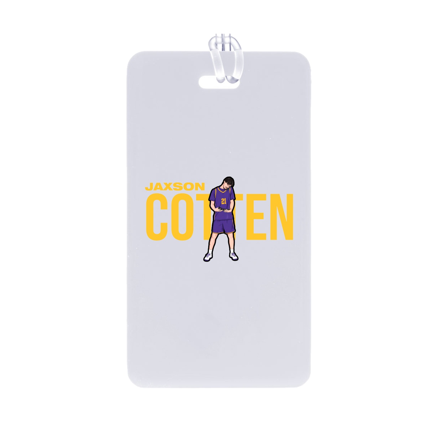 Bag Tag — Player Name in Classic
