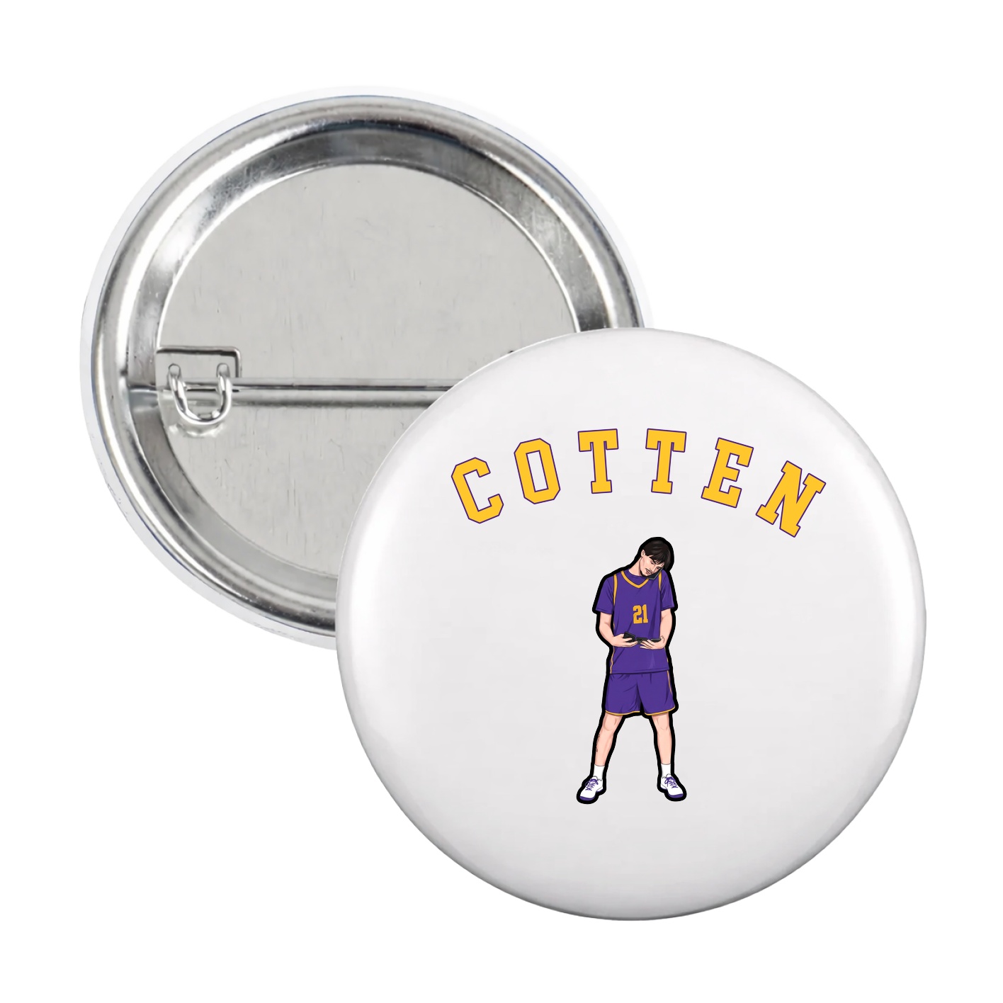 Game Day Button — Shirsey Arch in White