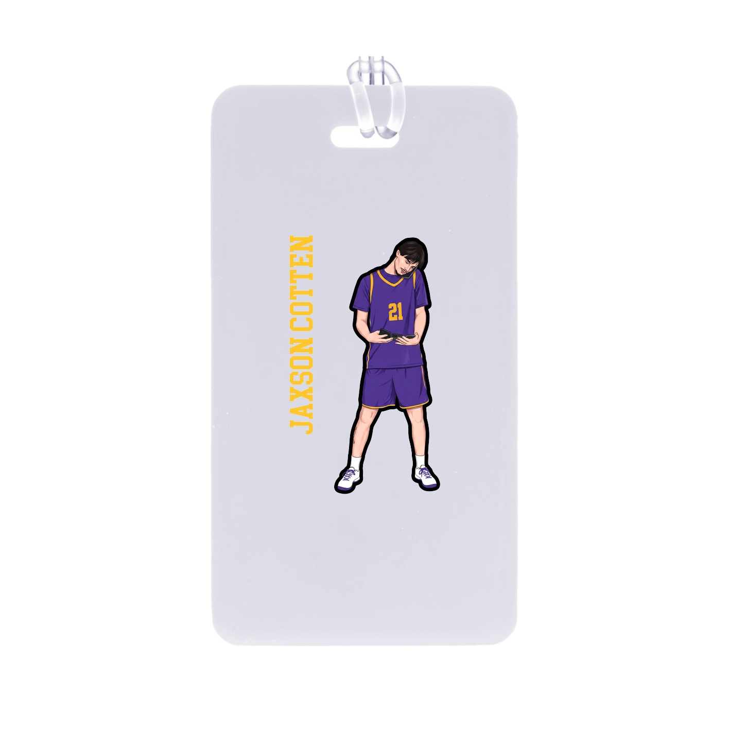 Bag Tag — Name Vertical in Classic