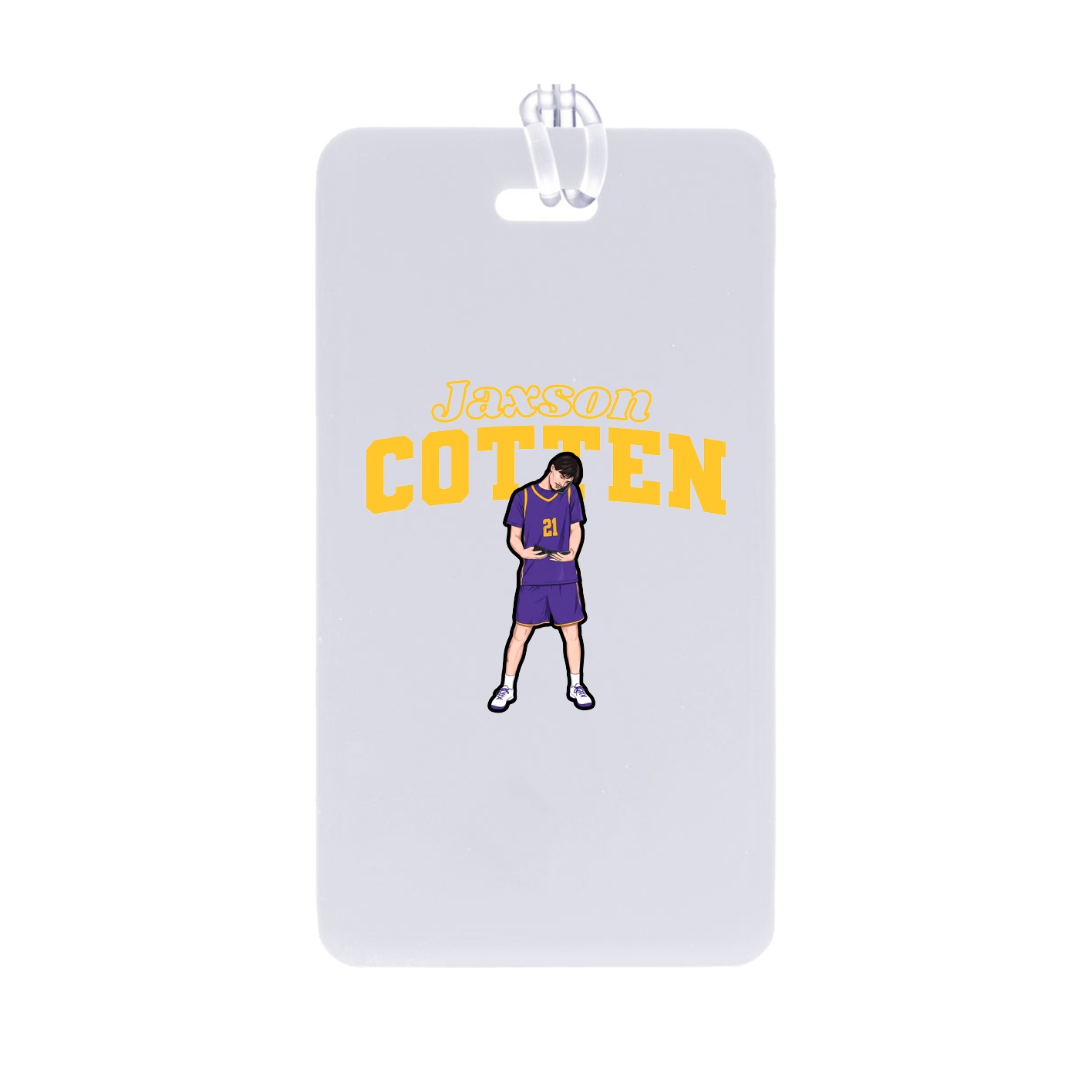 Bag Tag — Name Arch in Classic