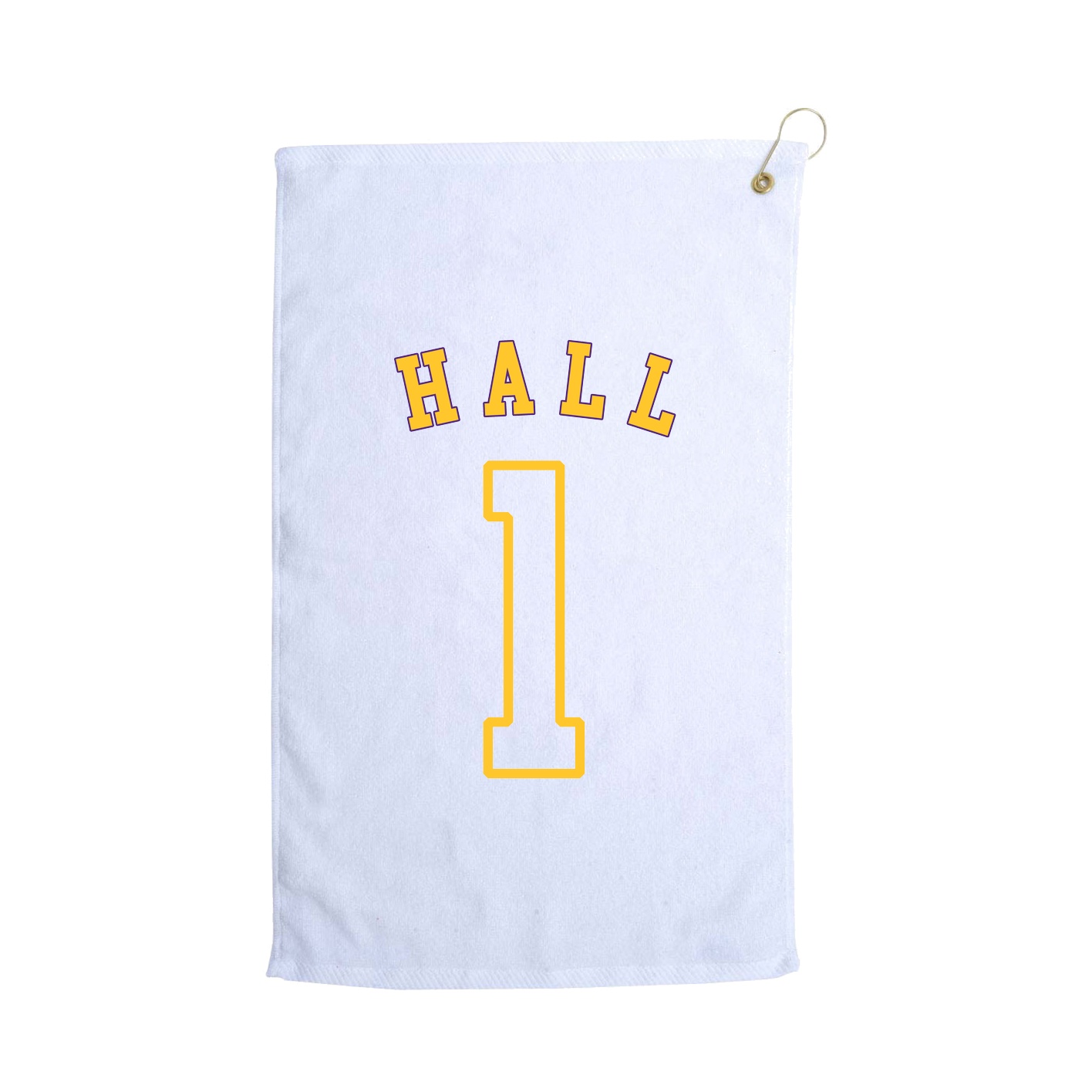 Golf Towel — Shirsey Arch in White
