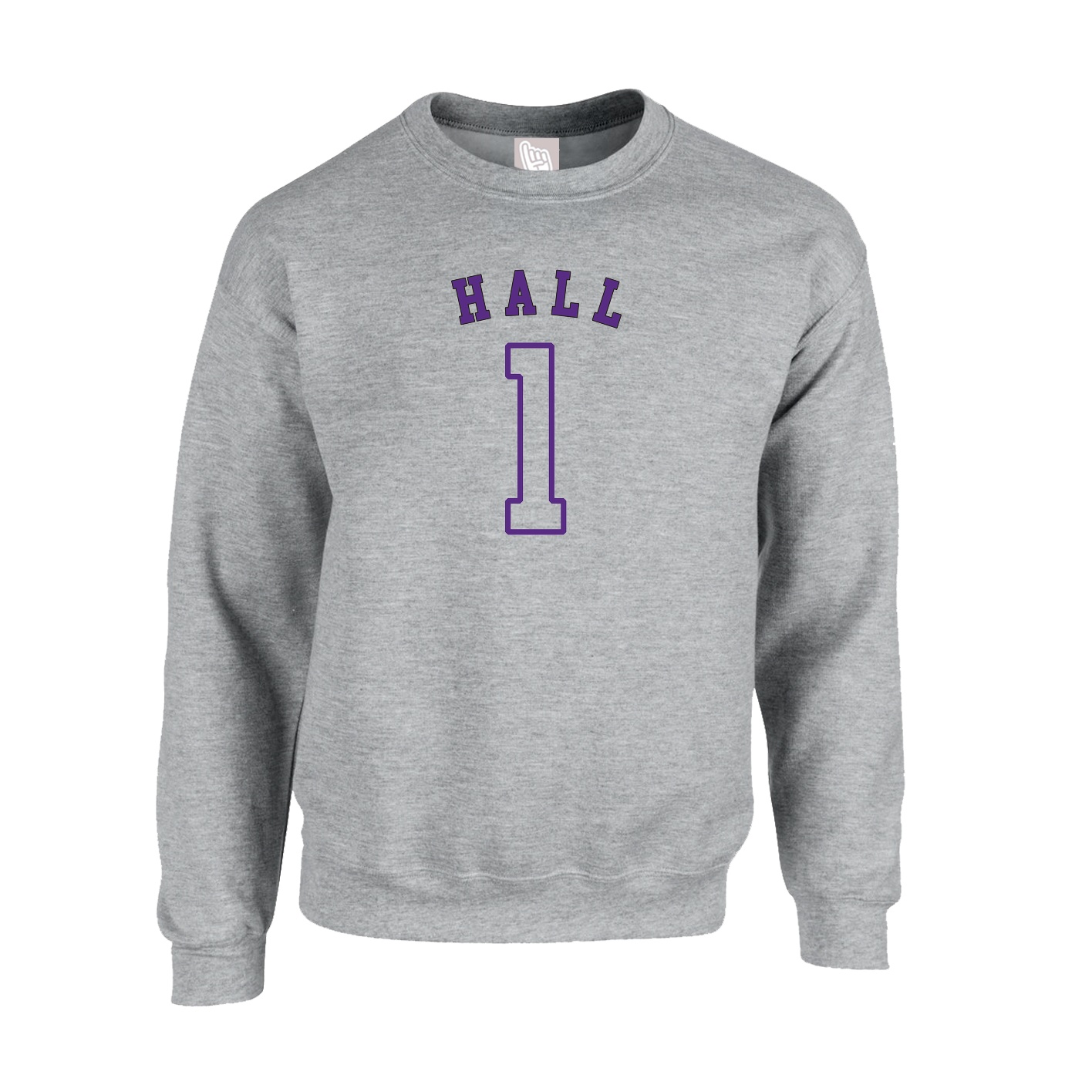 Fleece Crew — Shirsey Arch in Grey