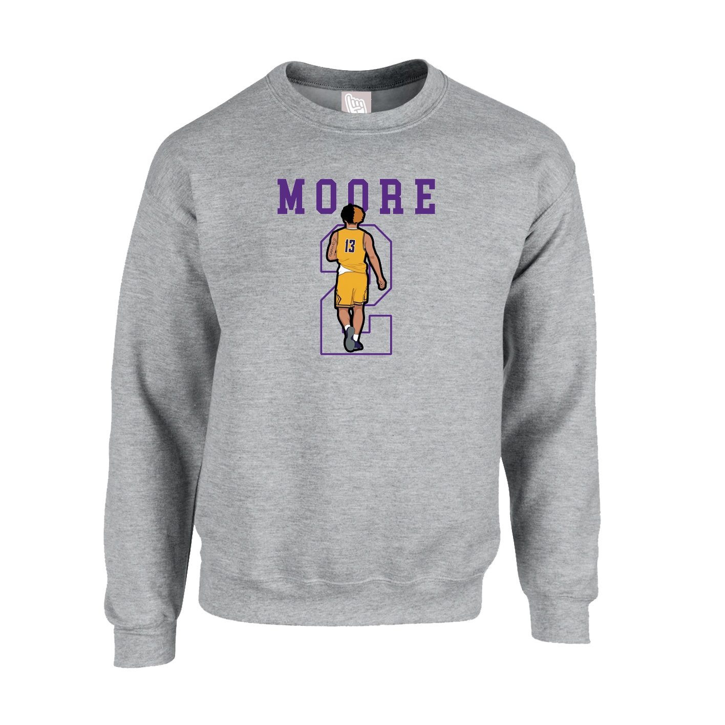 Fleece Crew — Shirsey in Grey
