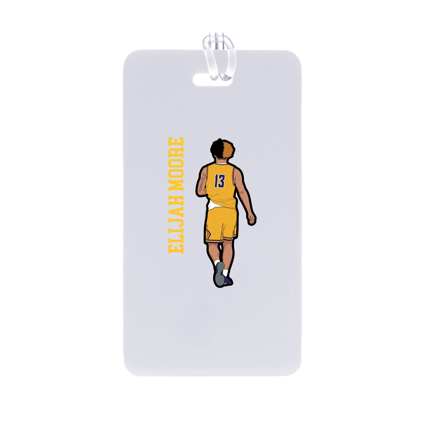 Bag Tag — Name Vertical in Classic