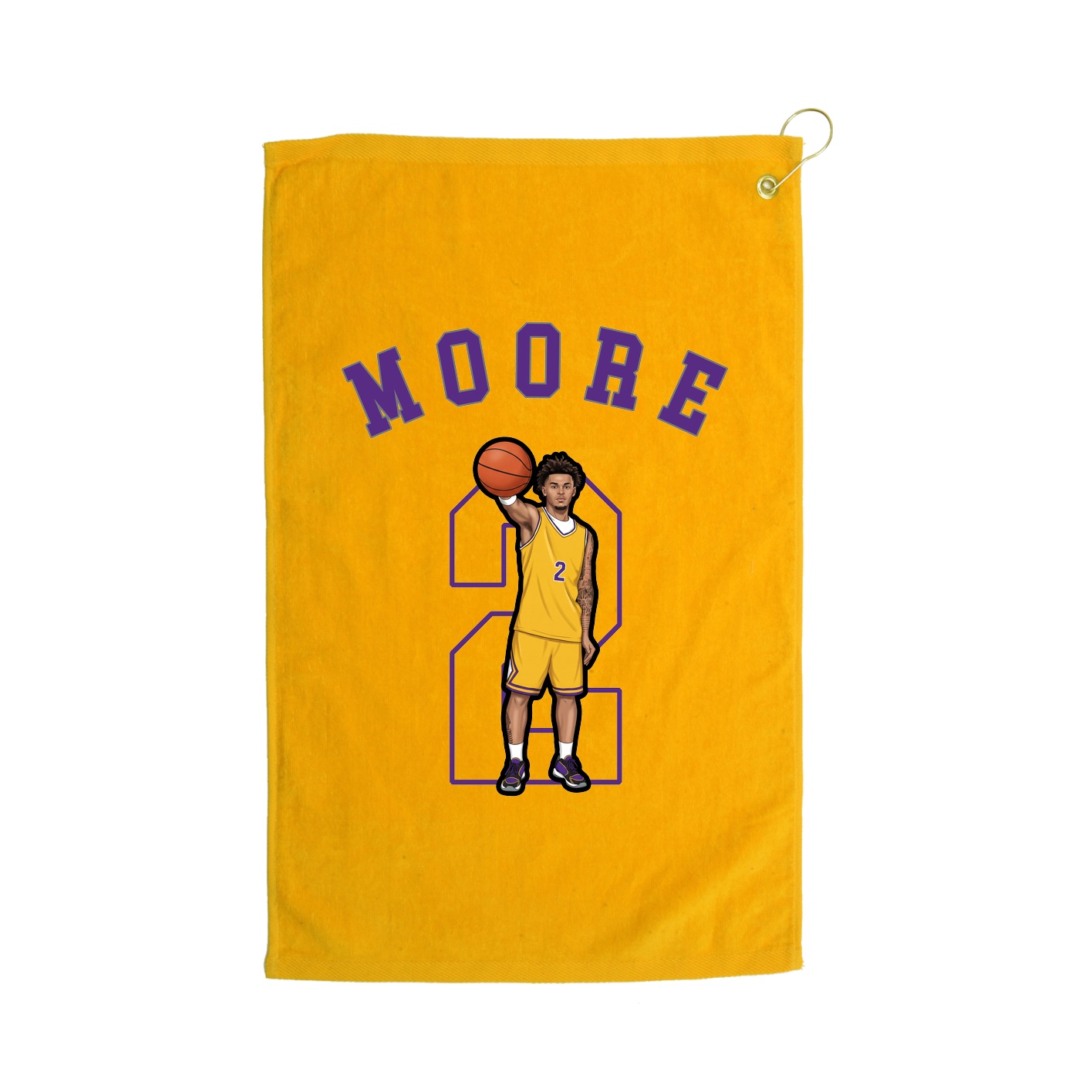 Golf Towel — Shirsey Arch in Gold