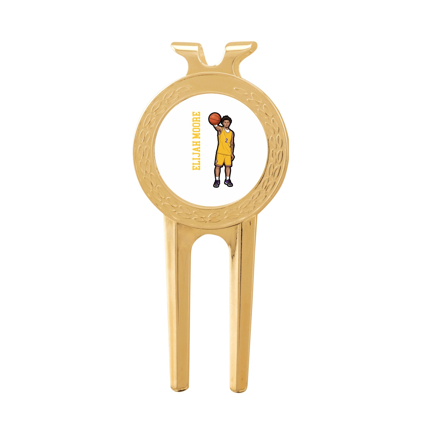 Divot Tool with Ball Marker — Name Vertical in Classic