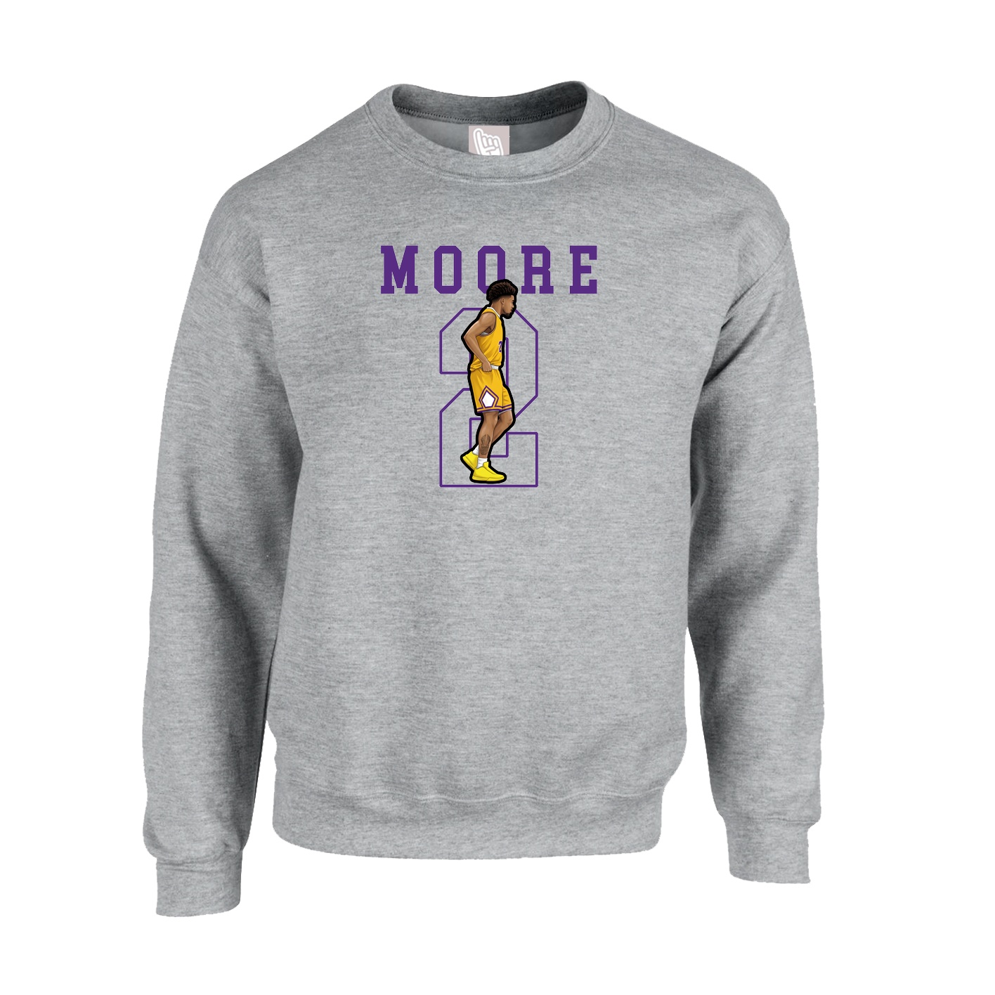 Fleece Crew — Shirsey in Grey