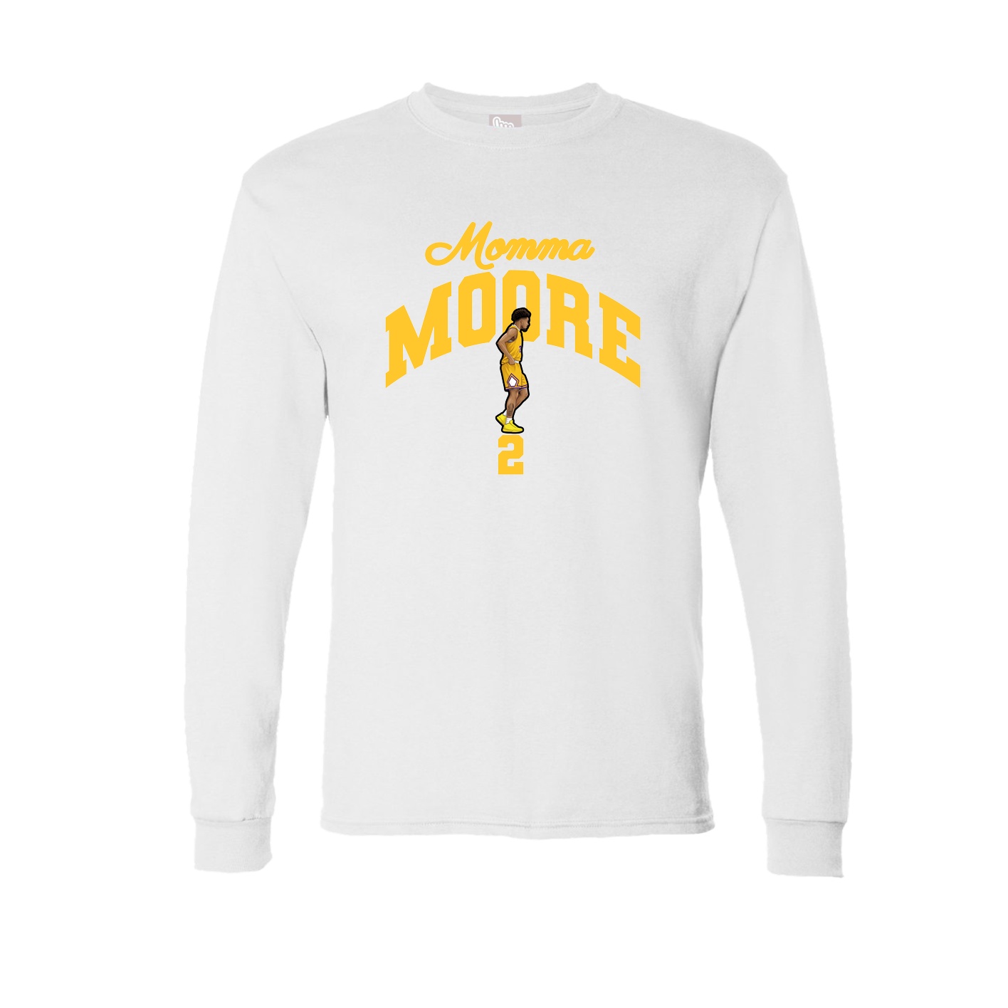 Long Sleeve Tee — Mothers Day Arch in White