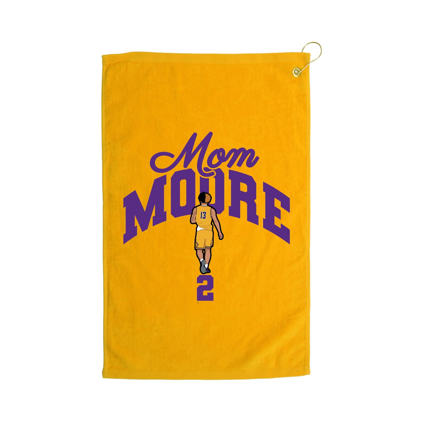 Golf Towel — Mothers Day Arch in Gold