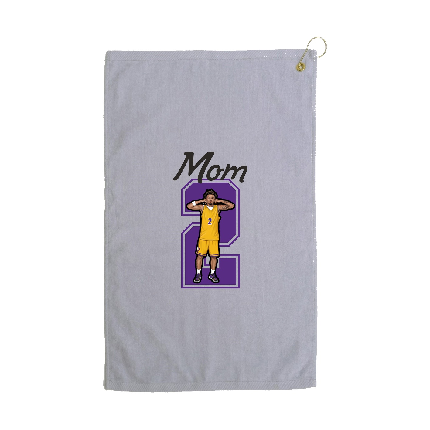 Golf Towel — Mothers Day Shirsey in Grey