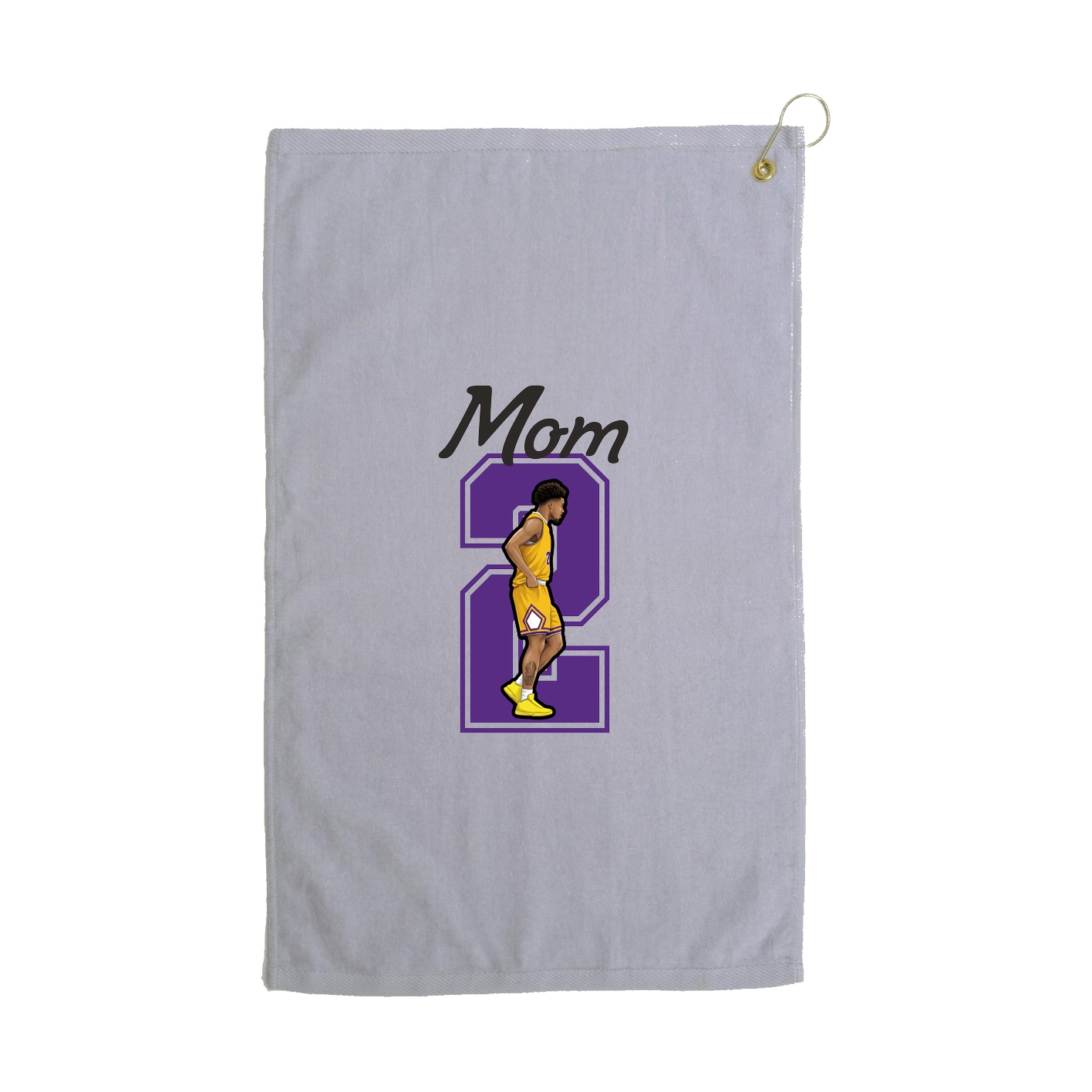 Golf Towel — Mothers Day Shirsey in Grey