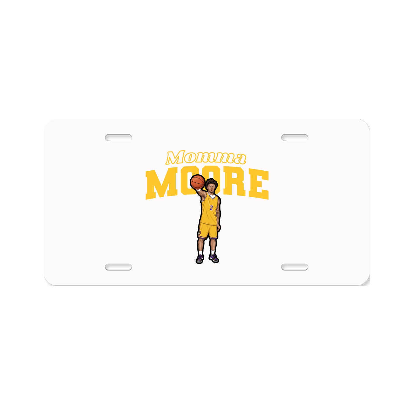 License Plate — Mothers Day Block in Classic