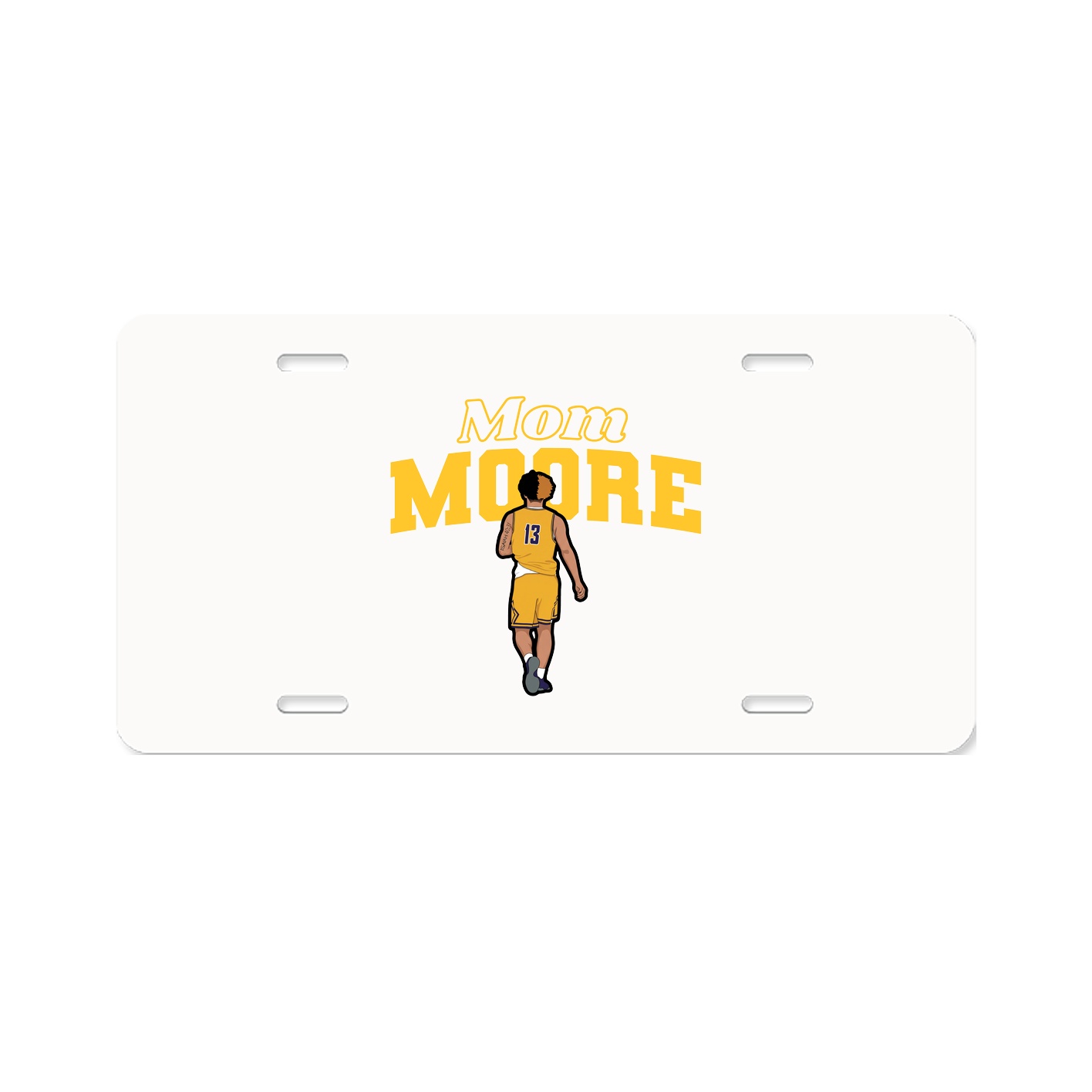 License Plate — Mothers Day Block in Classic