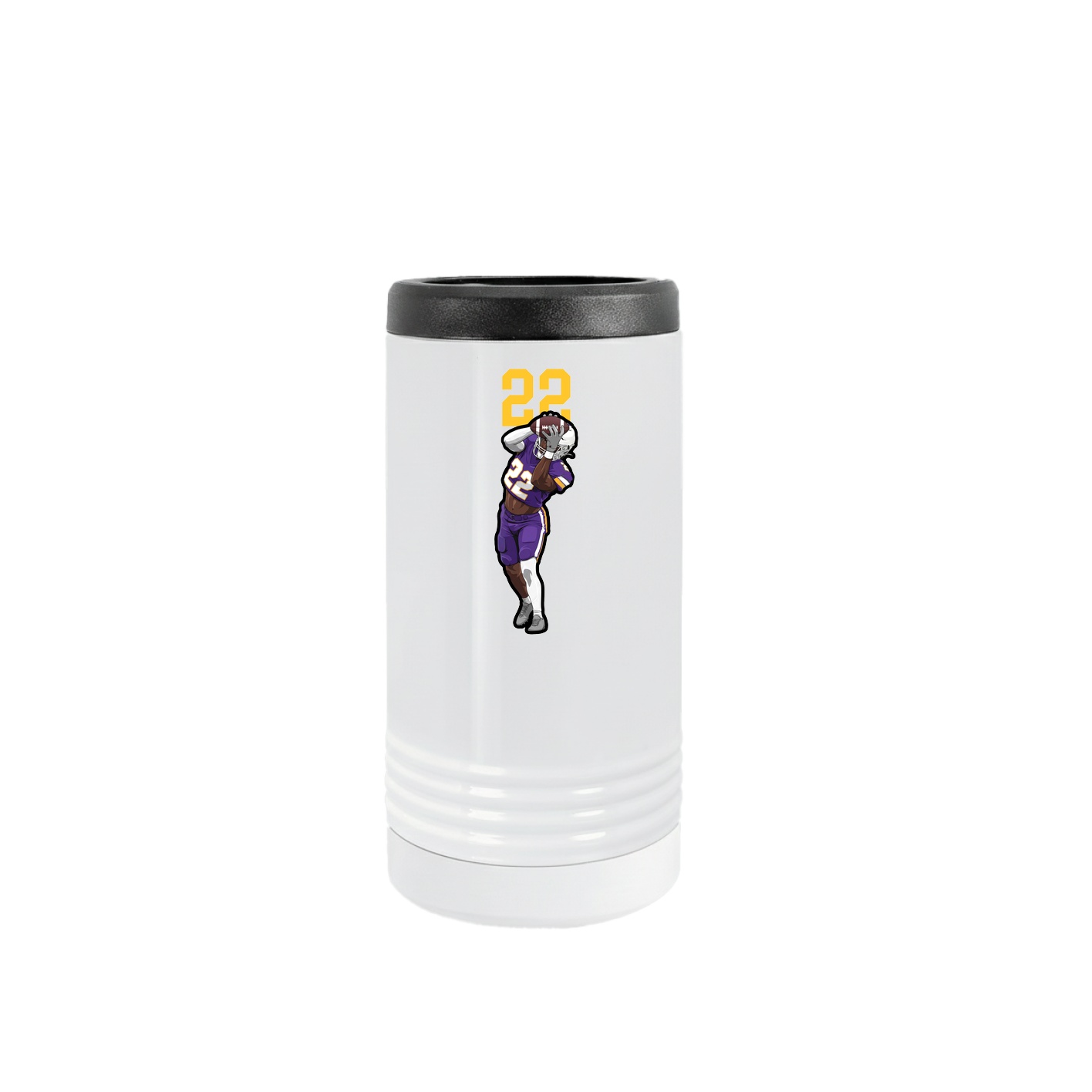 Slim Beverage Holder — Number Top in White