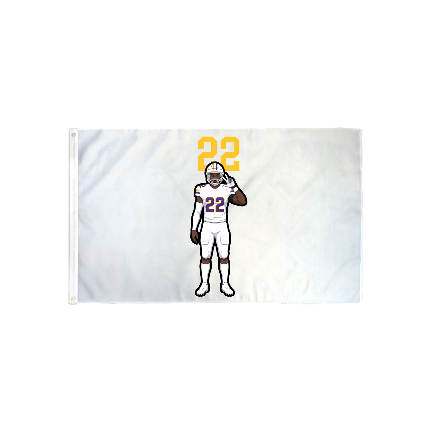 3x5 Flag — Number Top in Classic