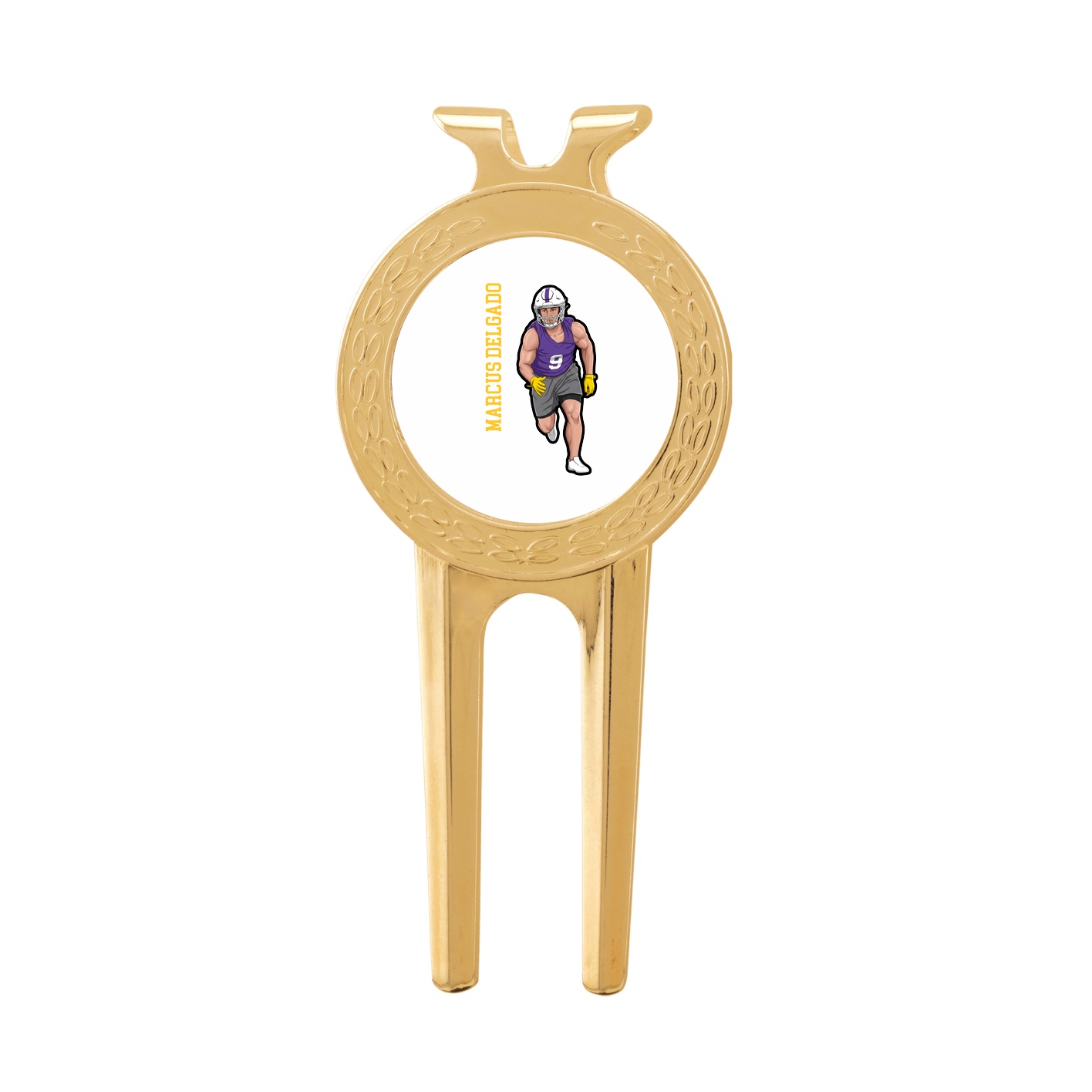 Divot Tool with Ball Marker — Name Vertical in Classic