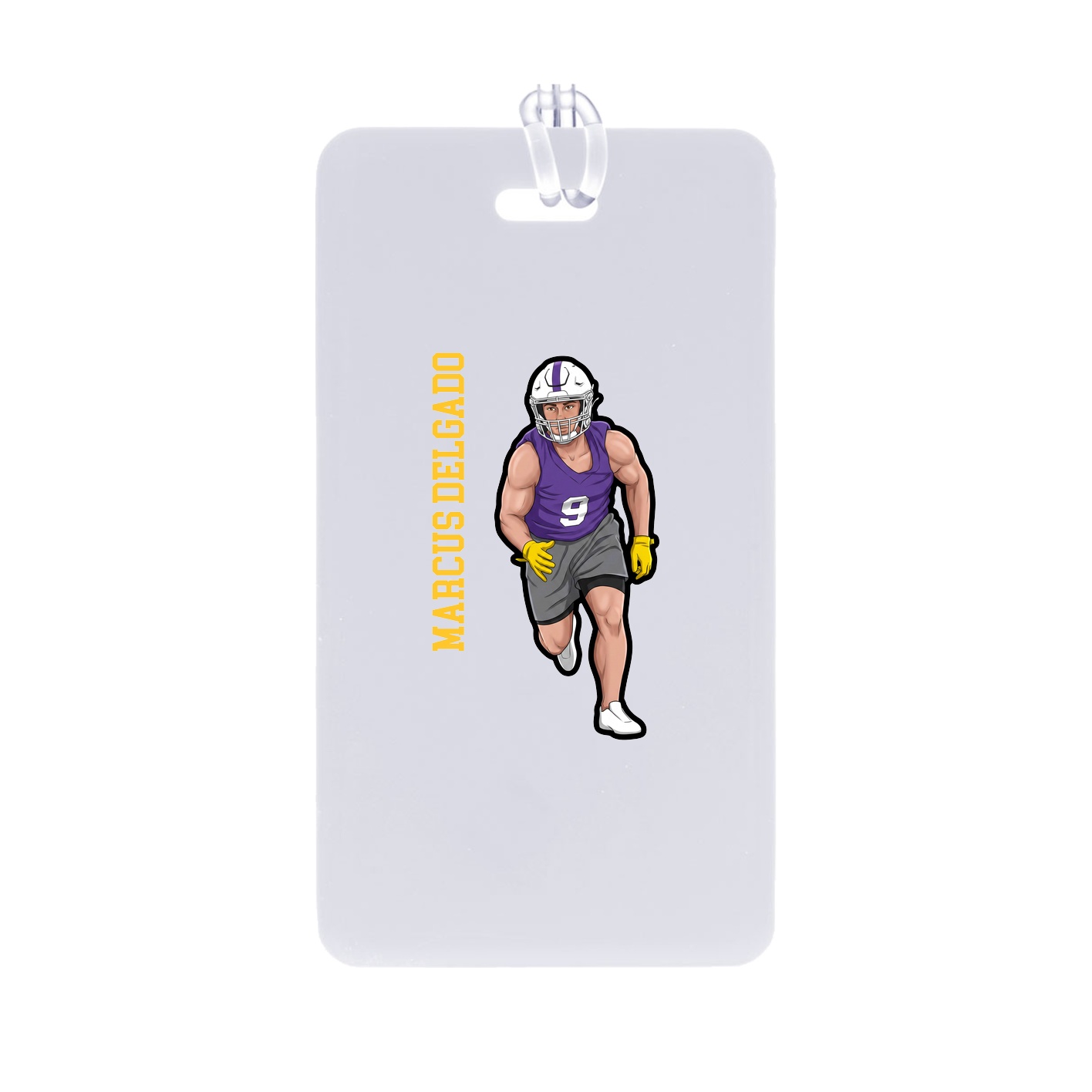 Bag Tag — Name Vertical in Classic