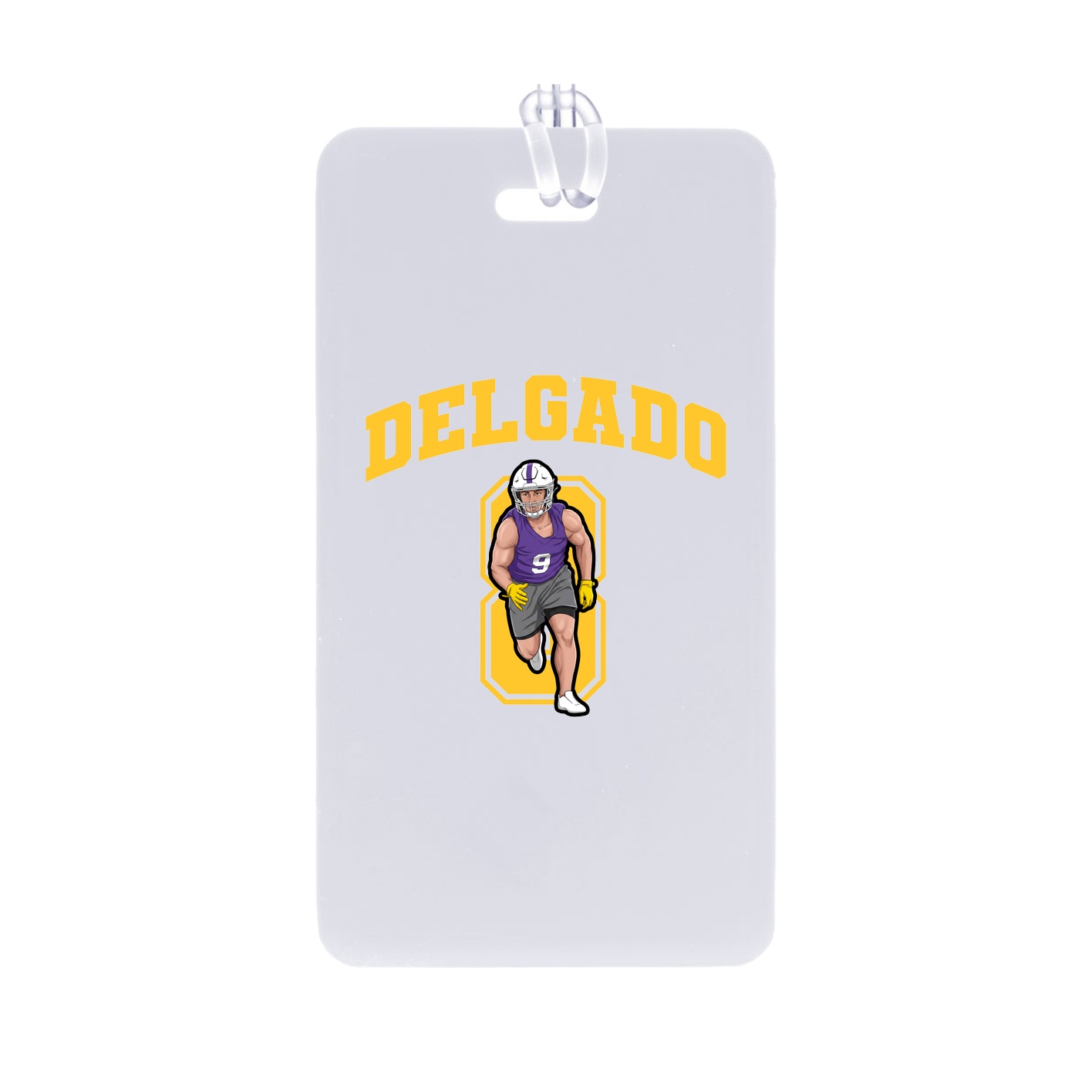 Bag Tag — Number in Classic