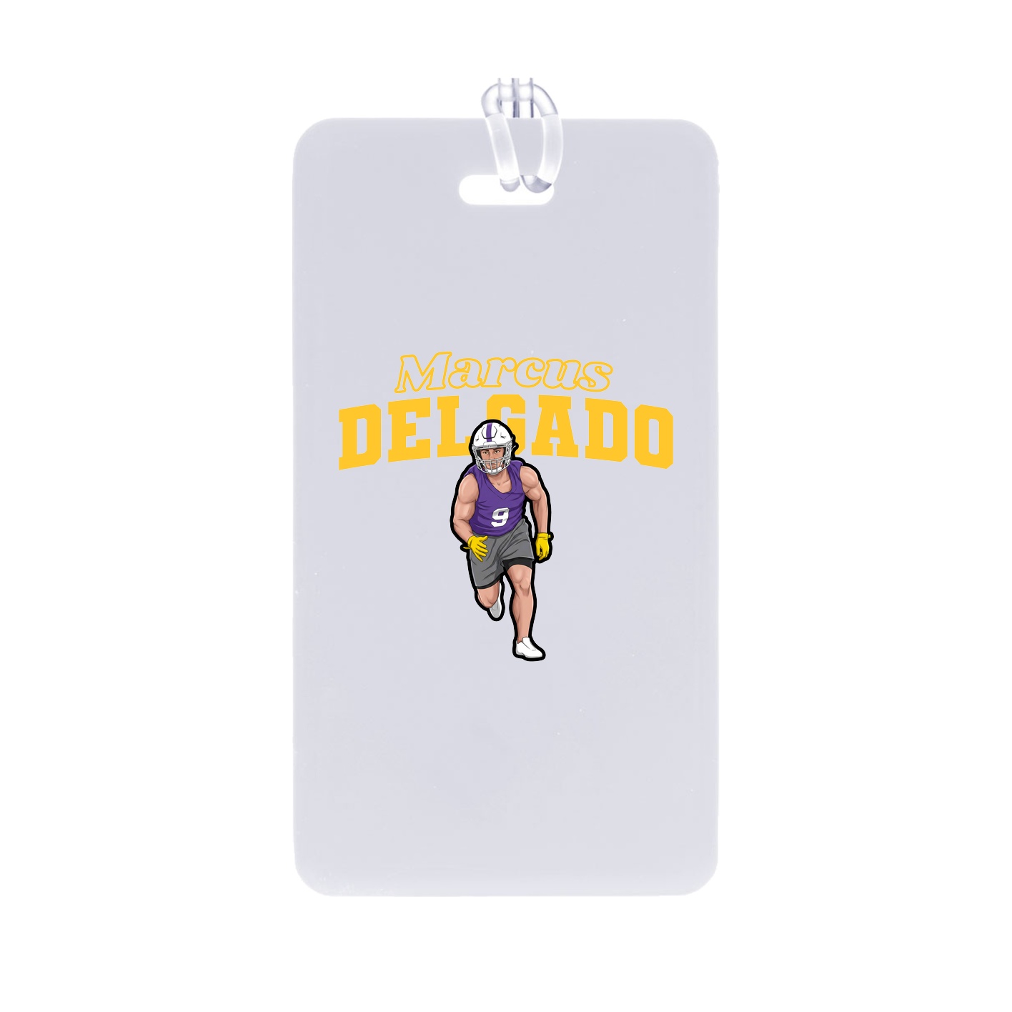 Bag Tag — Name Arch in Classic