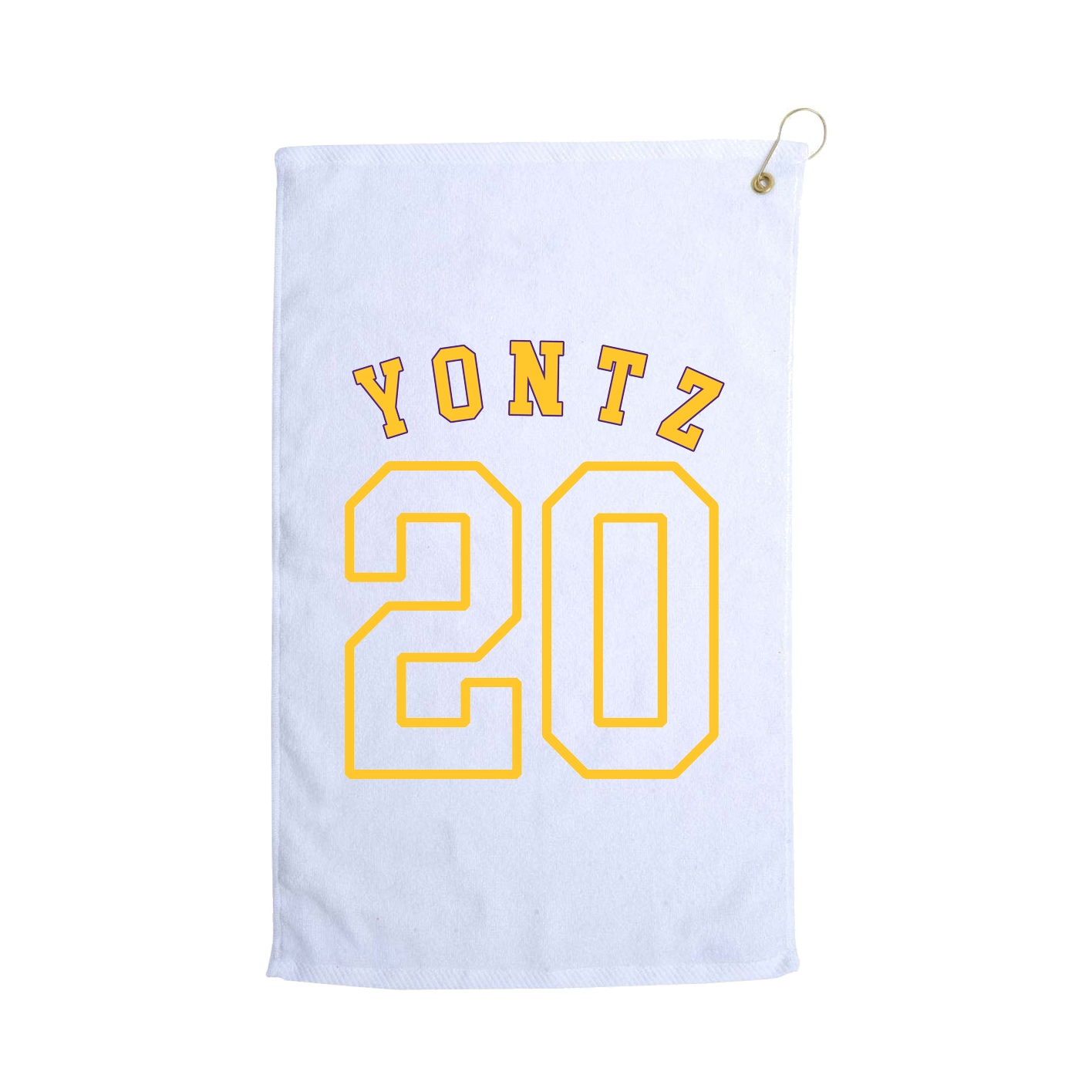 Golf Towel — Shirsey Arch in White