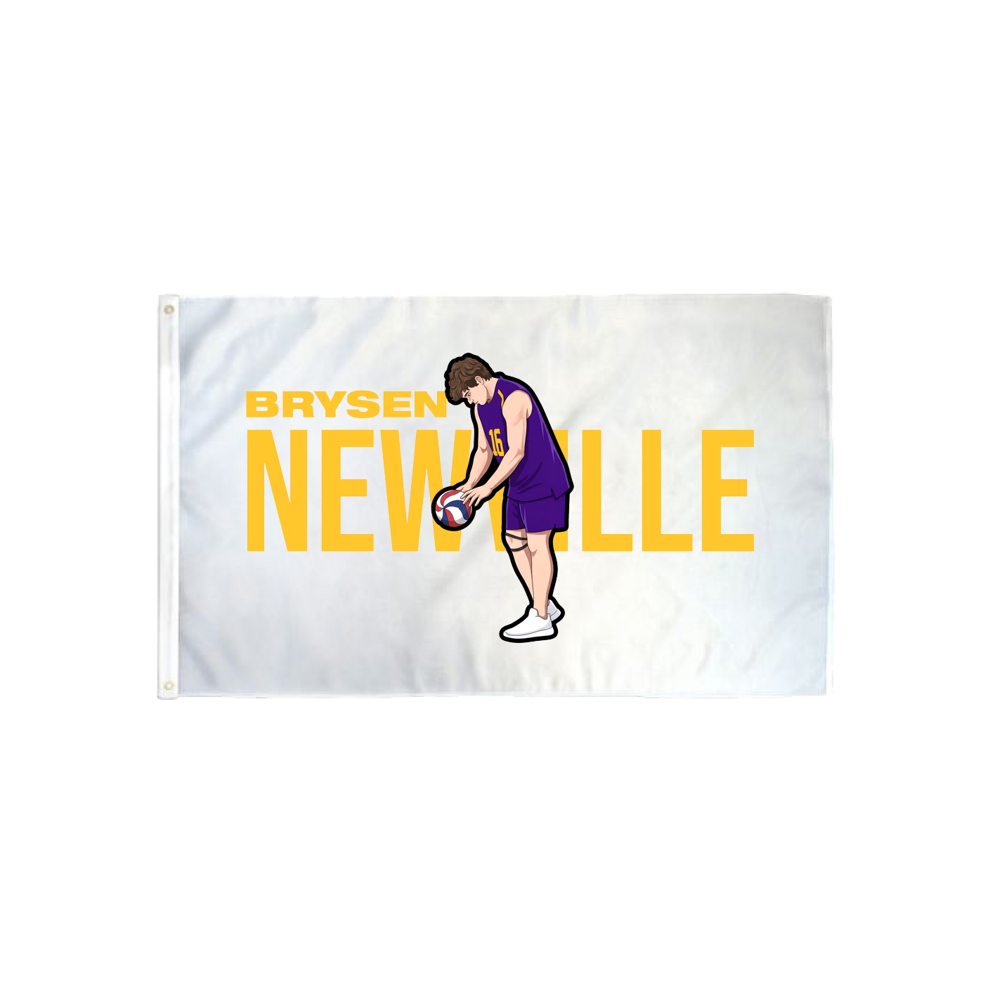 3x5 Flag — Player Name in Classic