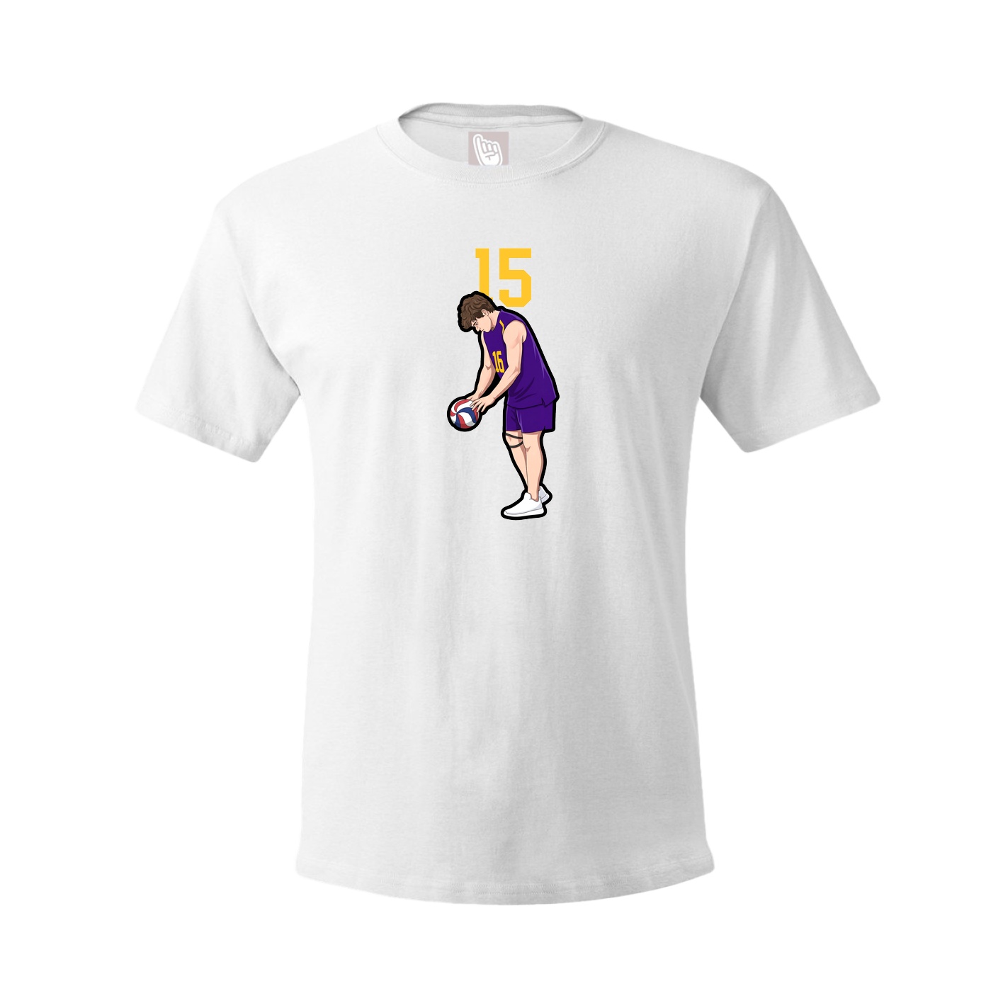 Tee — Number Top in White