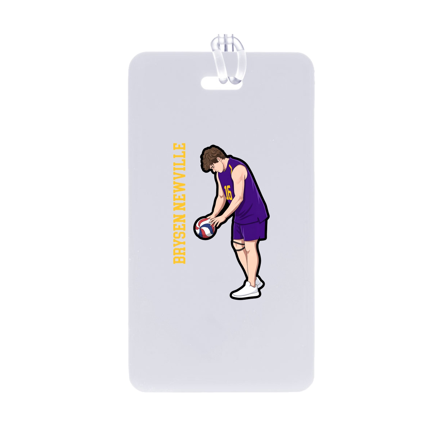 Bag Tag — Name Vertical in Classic