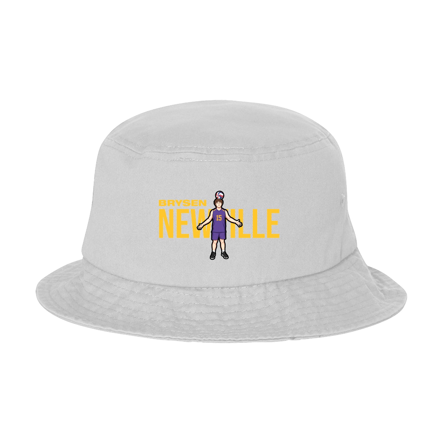 Bucket Cap — Player Name in White