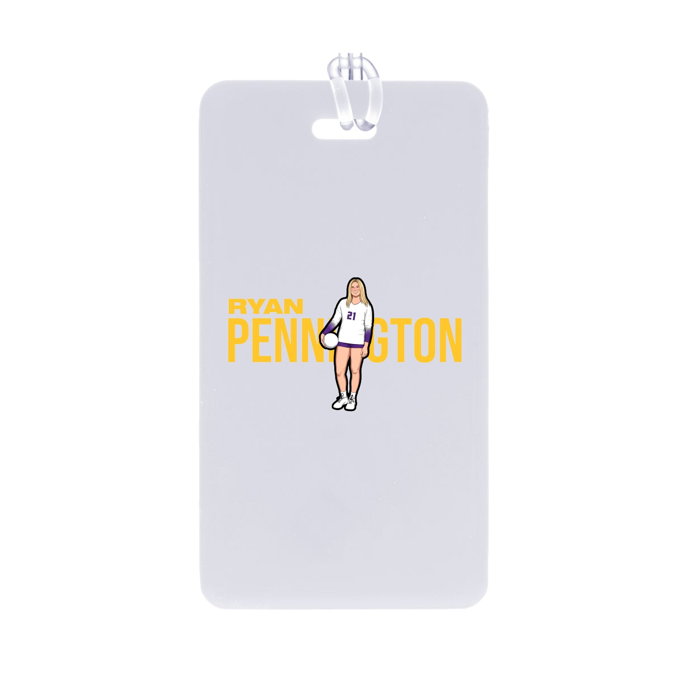 Bag Tag — Player Name in Classic